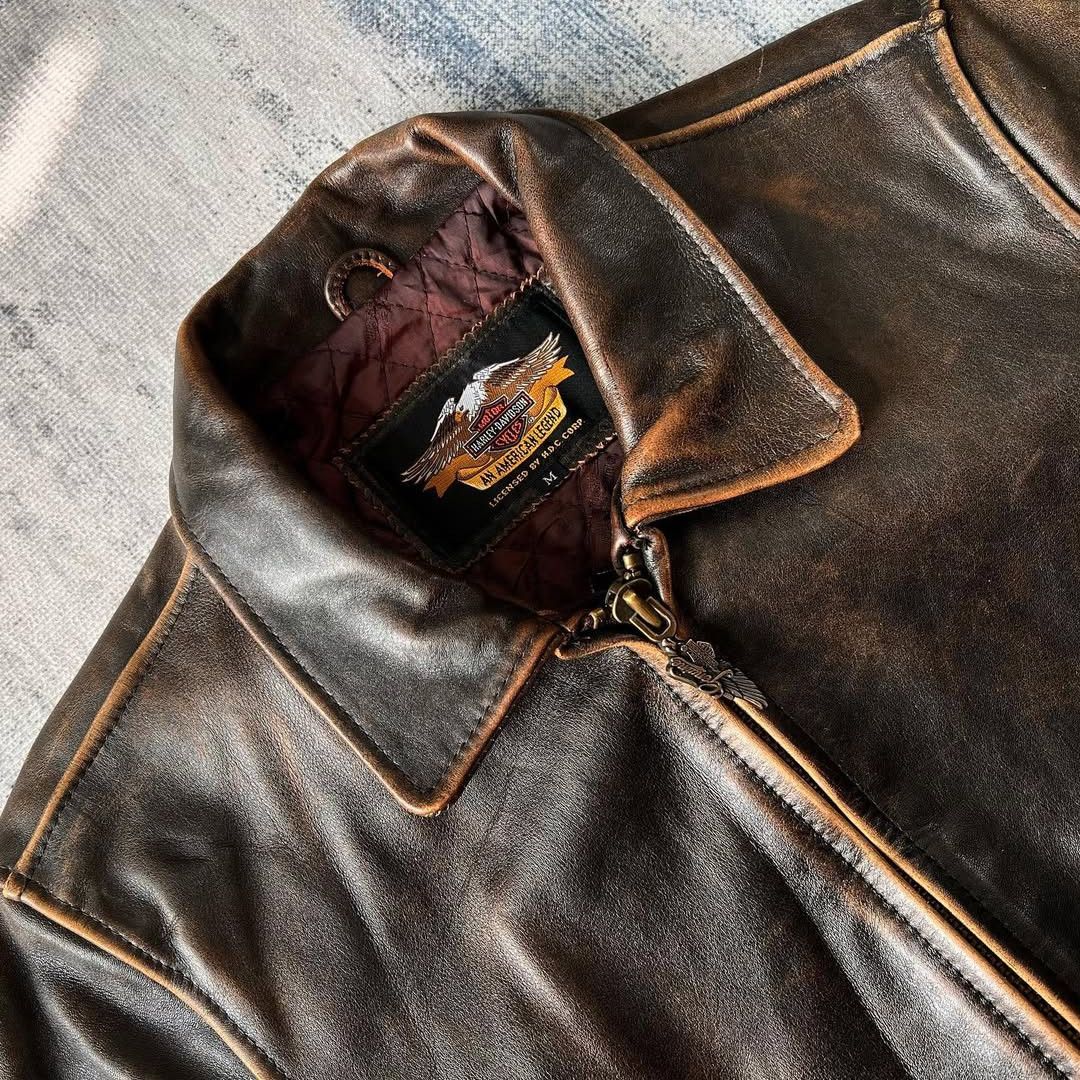 Harley Davidson Harley Davidson Single Rider Leather Jacket Size US M / EU 48-50 / 2 - 8 Thumbnail