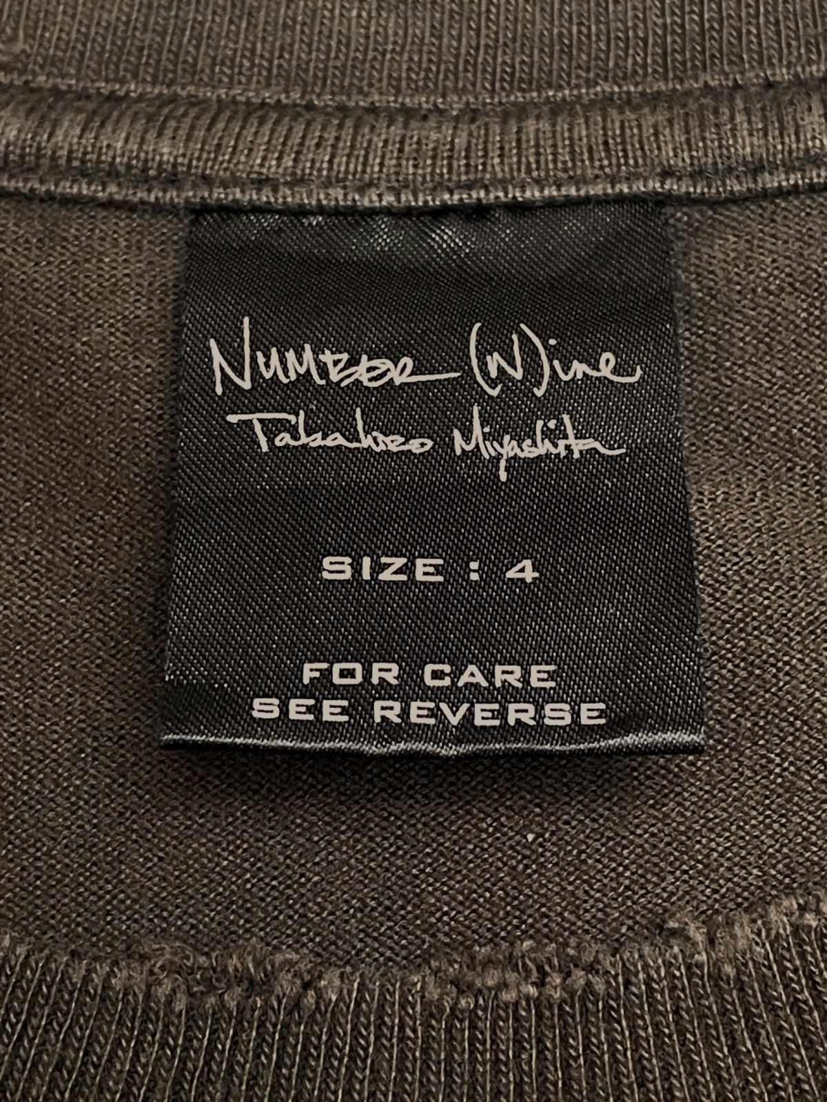 Number (N)ine Rare Design Vintage Number Nine Smashed Guitar T-shirt 2000s Size US XL / EU 56 / 4 - 12 Thumbnail