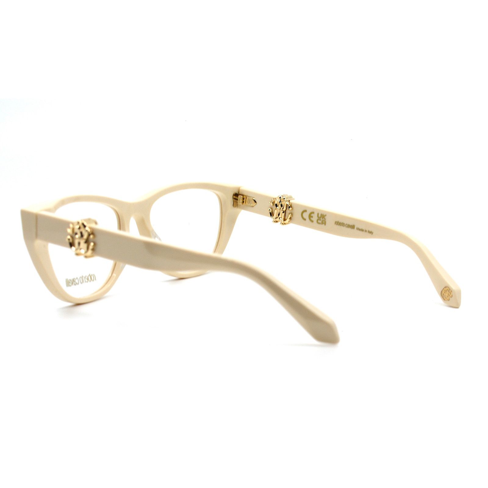 Roberto Cavalli NEW ROBERTO CAVALLI VRC045 09X7 IVORY EYEGLASSES FRAME Size ONE SIZE - 7 Thumbnail