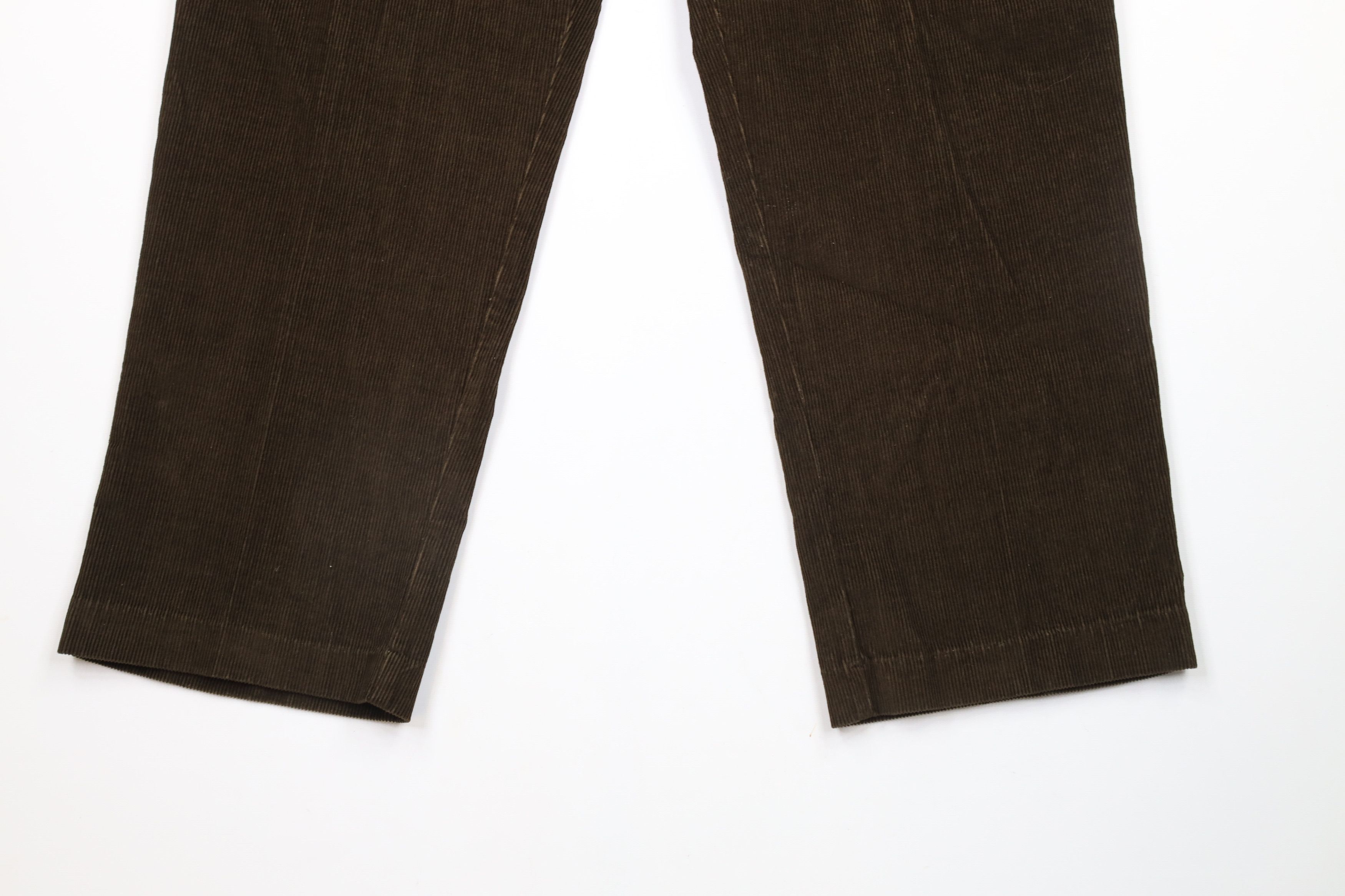 Vintage Vintage 90s Streetwear Pleated Wide Leg Corduroy Chino Pants Size US 36 / EU 52 - 4 Thumbnail