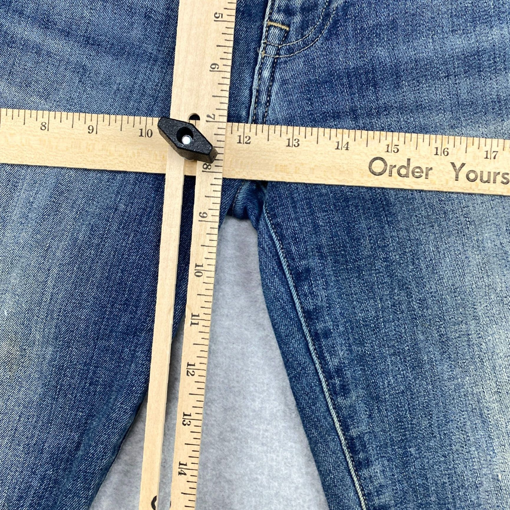 Lucky Brand Lucky Brand Lolita Skinny Jeans Womens 00 / 24 Blue Mid Rise Silver Side Stripe Denim 5-Pocket Stretch Distressed Modern Female Jeans Size 24" / US 00 / IT 34 - 7 Thumbnail