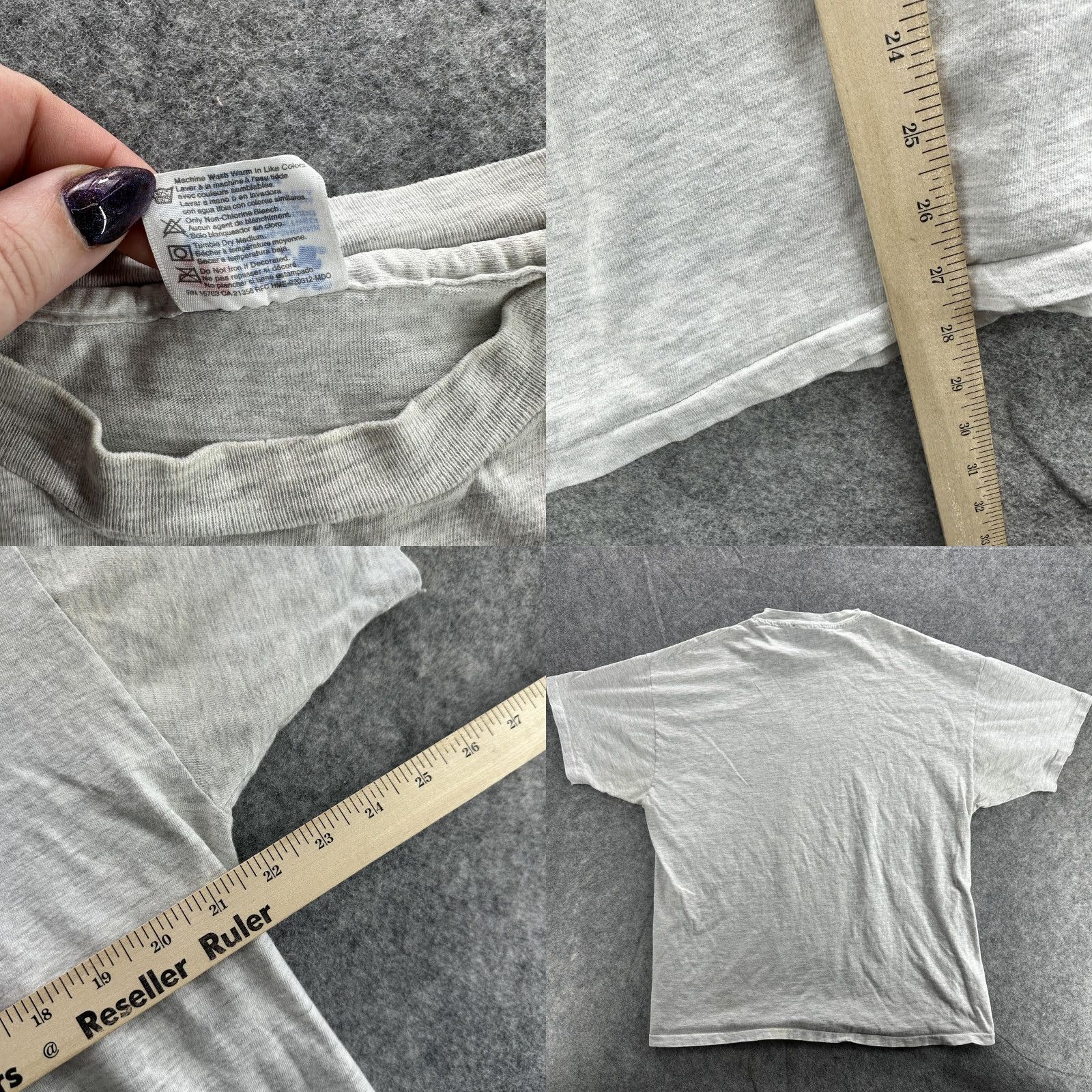 Hanes VINTAGE Lyman High School Shirt Mens XL Gray Class of 74 Hanes USA 90s Tee Size US XL / EU 56 / 4 - 8 Thumbnail