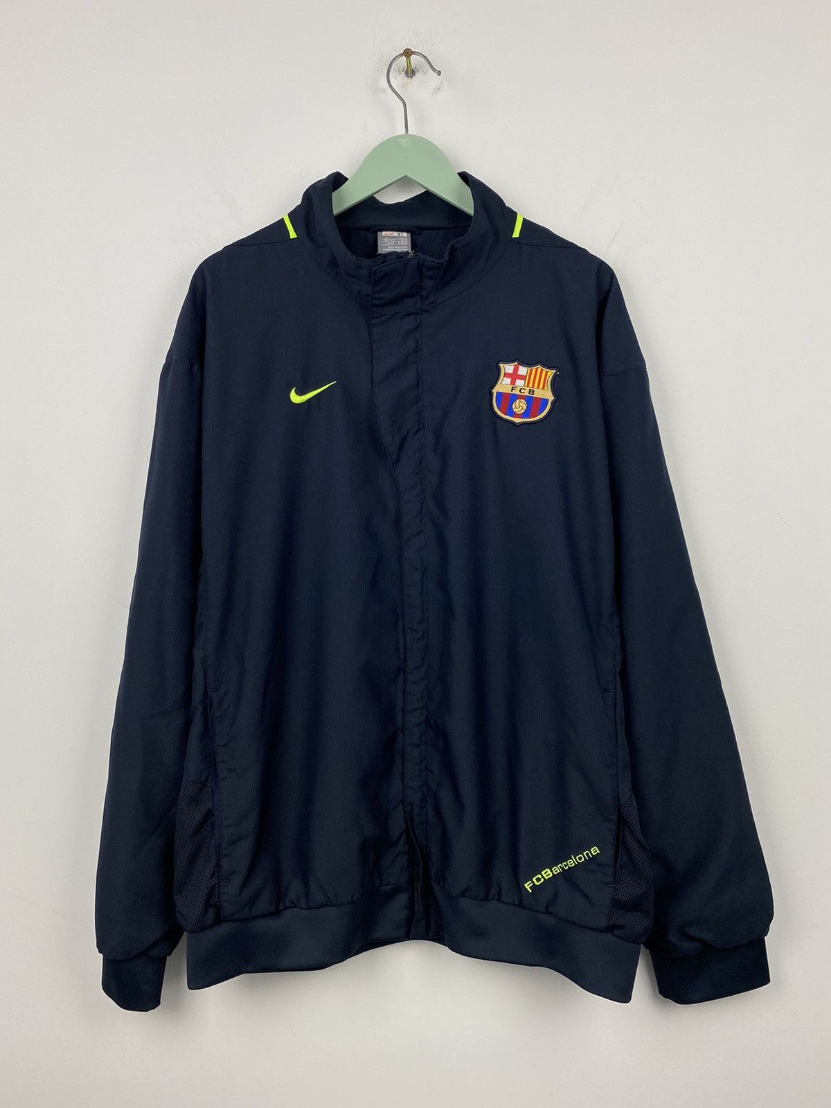 Nike Barcelona 2007 2008 Soccer Track Jacket PSG Messi Juventus Size US XL / EU 56 / 4 - 1 Thumbnail