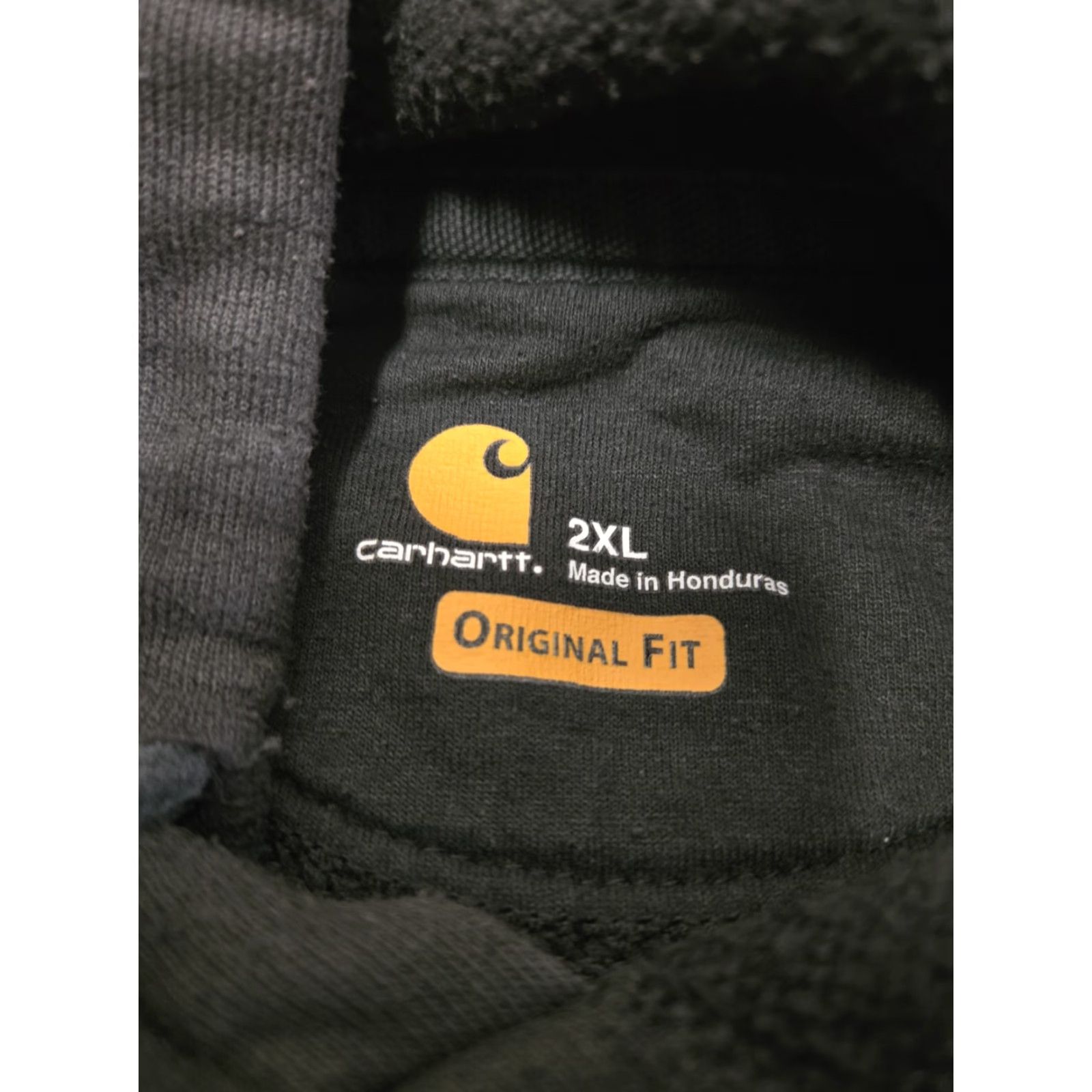 Carhartt Carhartt Hoodie Men 2XL Black Fleece Pullover Sweatshirt Hooded Pockets Stretch Workwear Casual Size US XXL / EU 58 / 5 - 6 Thumbnail