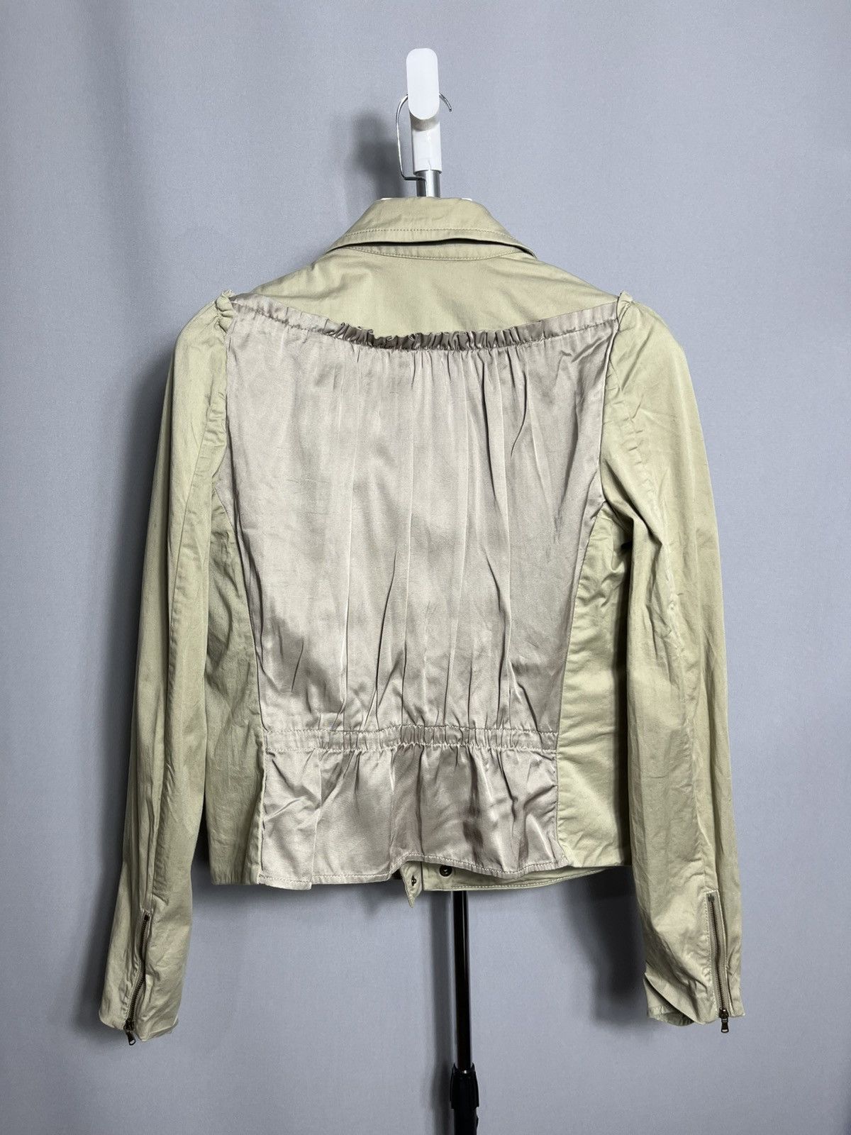 See by Chloe See by Chloe Beige Zip Jacket Womans Cotton Size M / US 6-8 / IT 42-44 - 9 Thumbnail