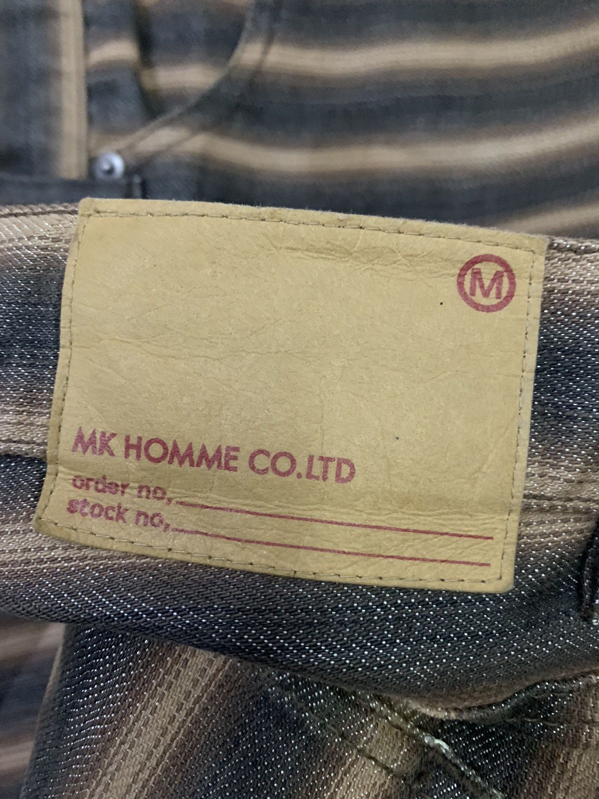 Michel Klein 💥Vintage Flare Japanese General Works MkHomme Stripe Pant Size US 30 / EU 46 - 7 Thumbnail