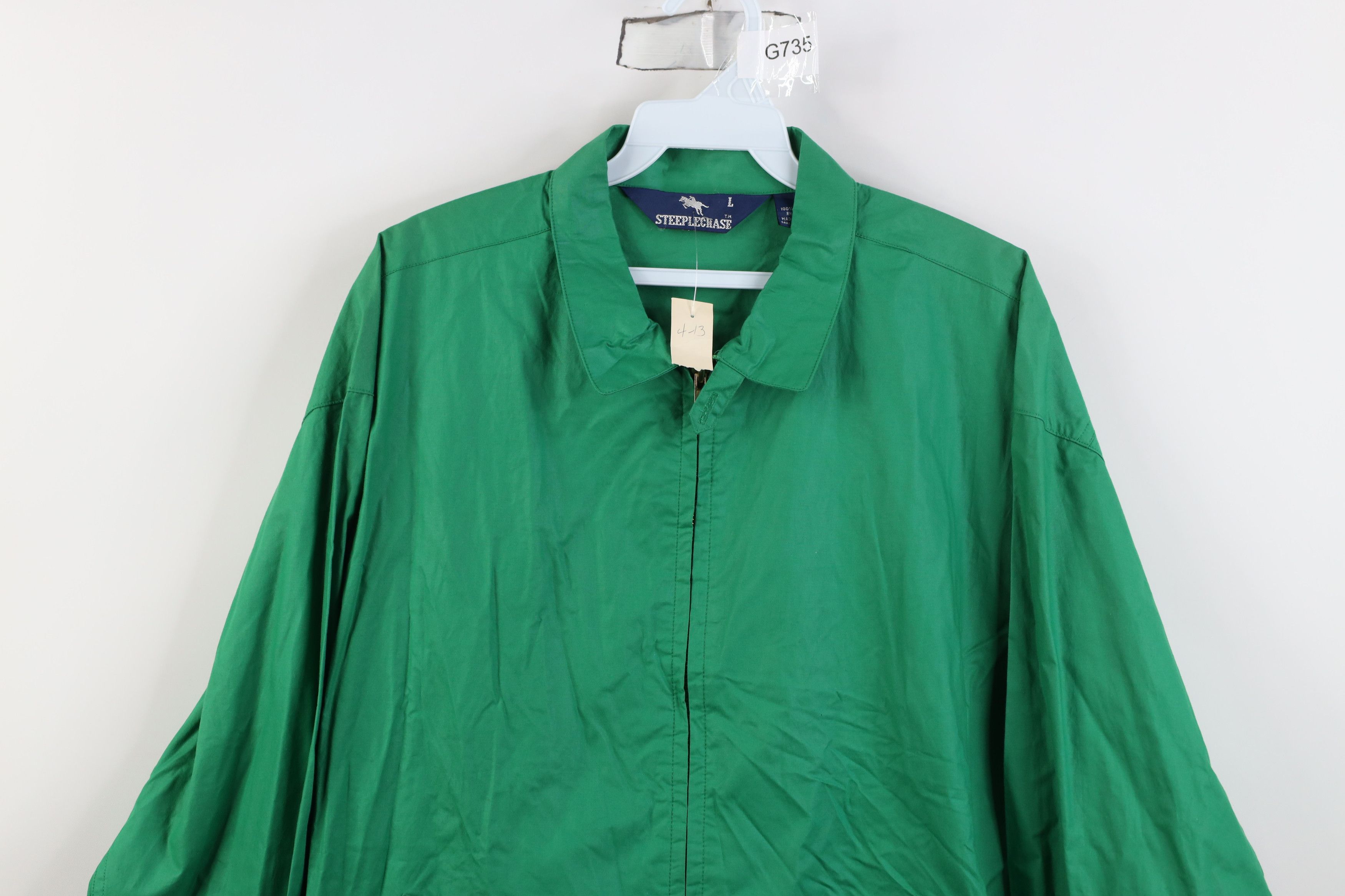 Vintage Deadstock Vintage 70s Streetwear Full Zip Cafe Bomber Jacket Size US L / EU 52-54 / 3 - 2 Thumbnail