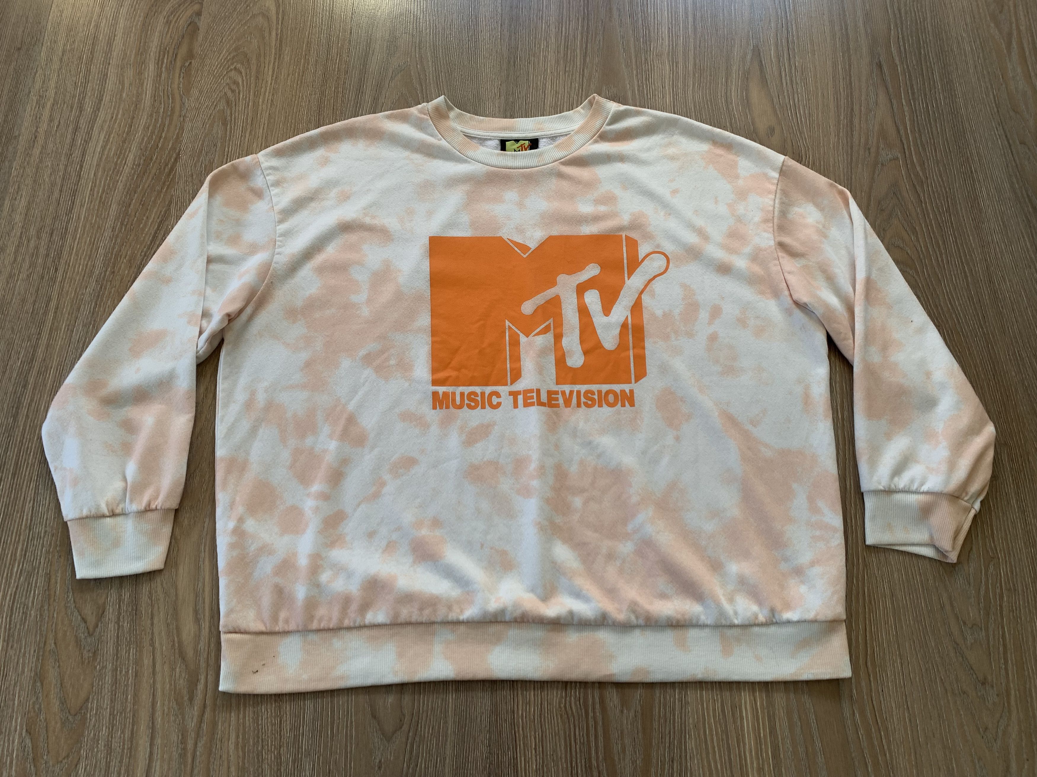 Mtv George MTV Tie Dye Printed Sweatshirt Size US XL / EU 56 / 4 - 2 Thumbnail