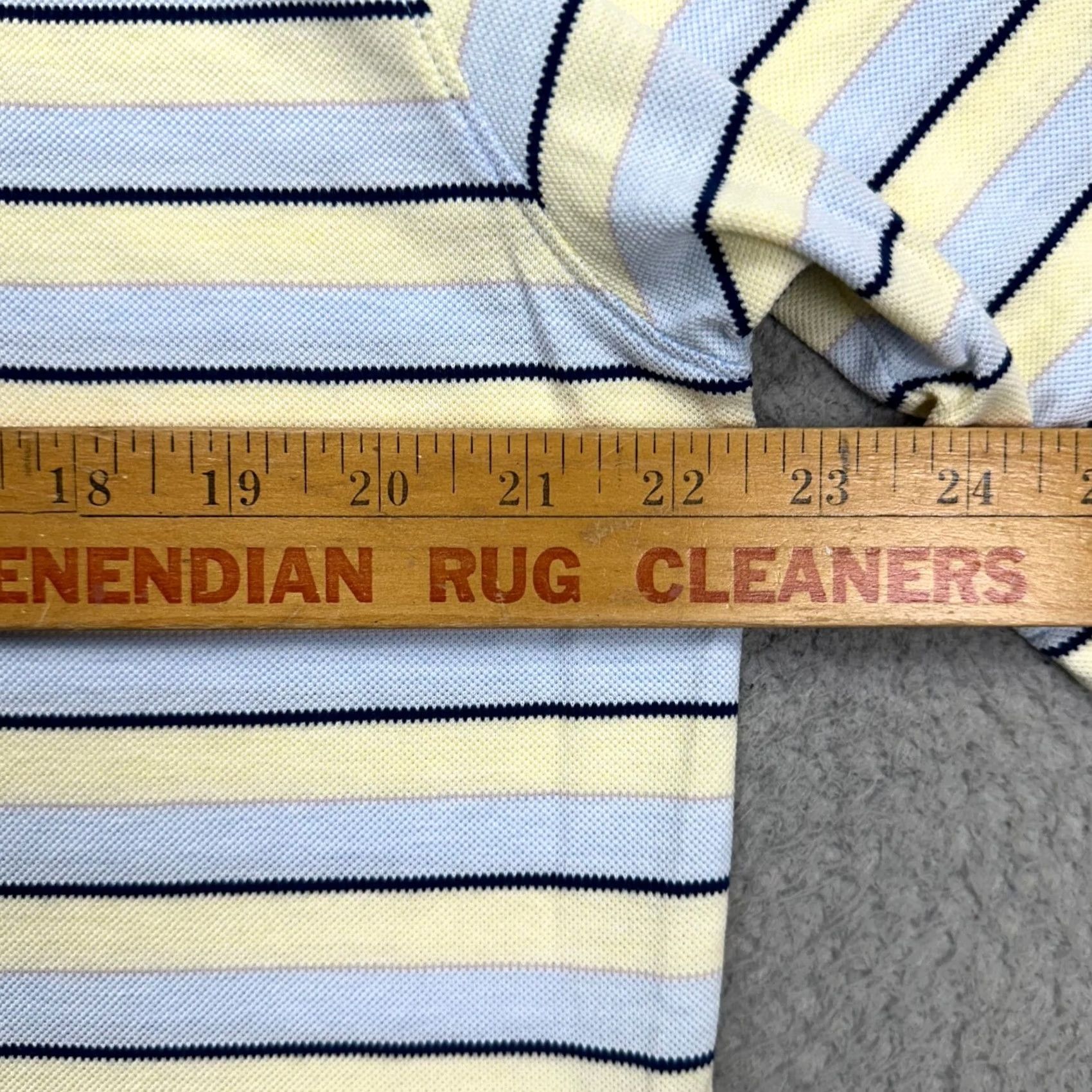 Vintage Turtleson Polo Shirt Mens Large Blue Yellow 100% Cotton Casual Rugby Short Sleeve/Collared Shirt Size US L / EU 52-54 / 3 - 7 Thumbnail