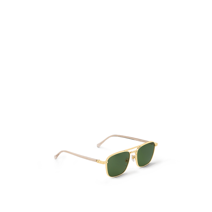 Louis Vuitton LV Signature Metal Square Sunglasses Size ONE SIZE - 4 Thumbnail