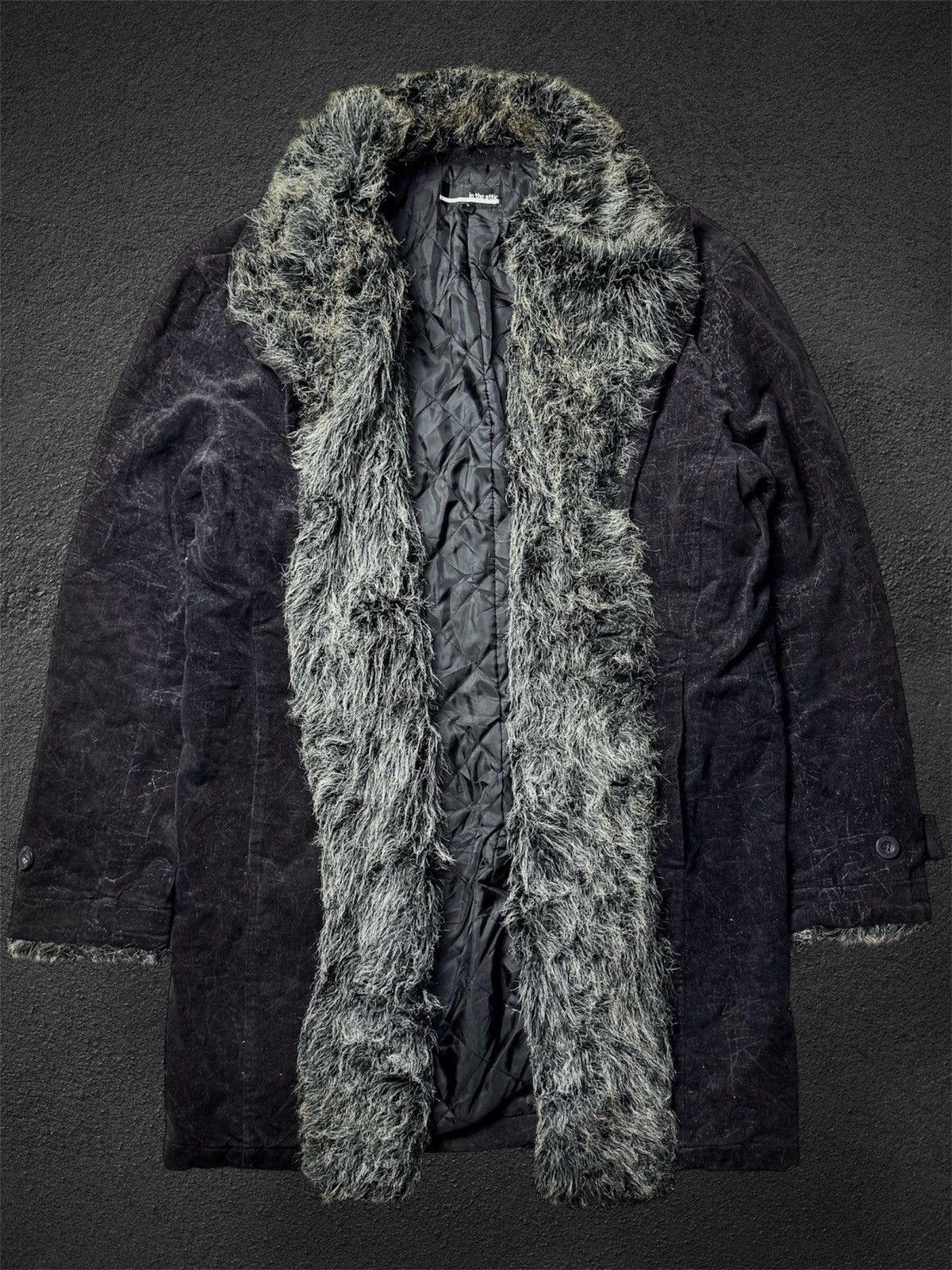 If Six Was Nine × Japanese Brand × Le Grande Bleu (L.G.B.) Fur Intheattic Coat Jacket Size US L / EU 52-54 / 3 - 2 Thumbnail