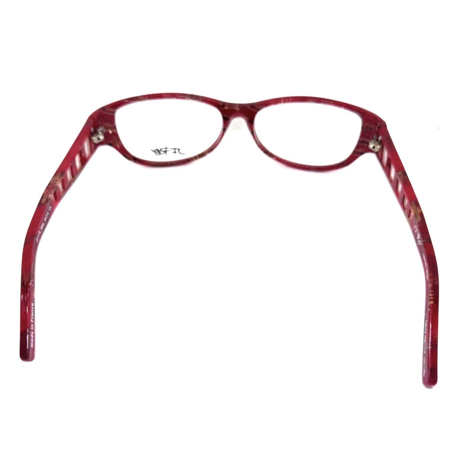 J.F. REY JF REY BY BOZ JF1178 RED EYEGLASSES RX FRAMES 55 15 FRANCE Size ONE SIZE - 5 Thumbnail