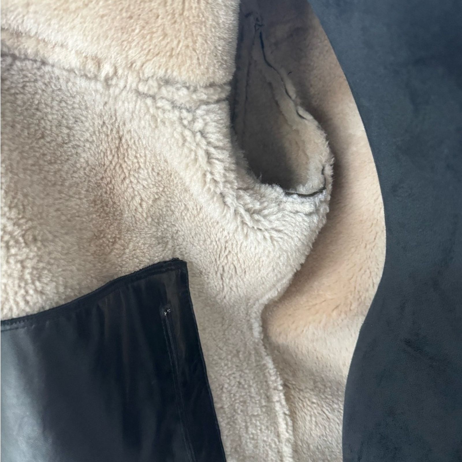 Other new Men's real fur Aviator Jacket with Shearling Trim L Size US L / EU 52-54 / 3 - 16 Thumbnail