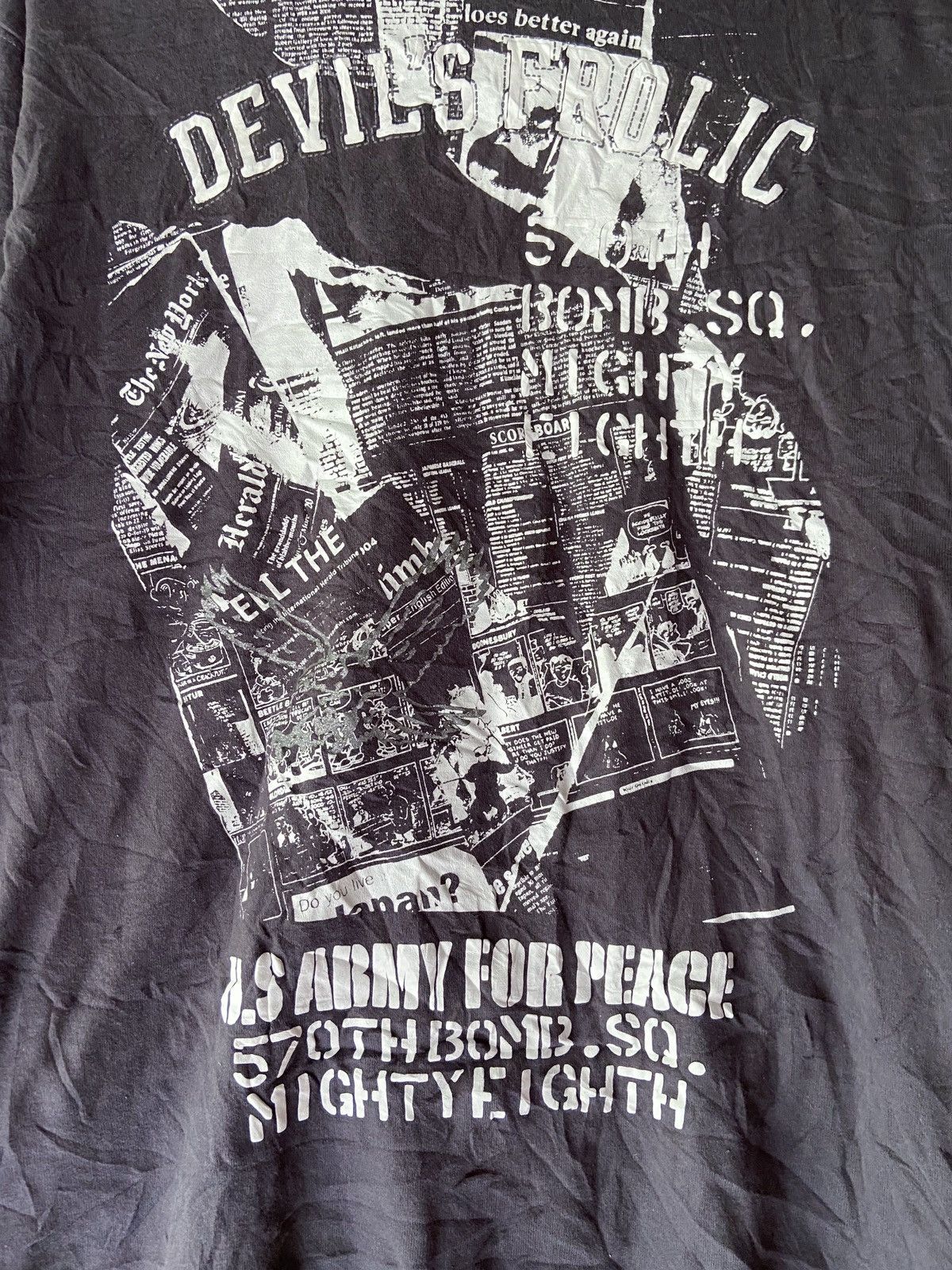 Japanese Brand OXFAM DEVILS FROLIC NIGHTY FIGHTH LONG SLEEVE Size US M / EU 48-50 / 2 - 7 Thumbnail