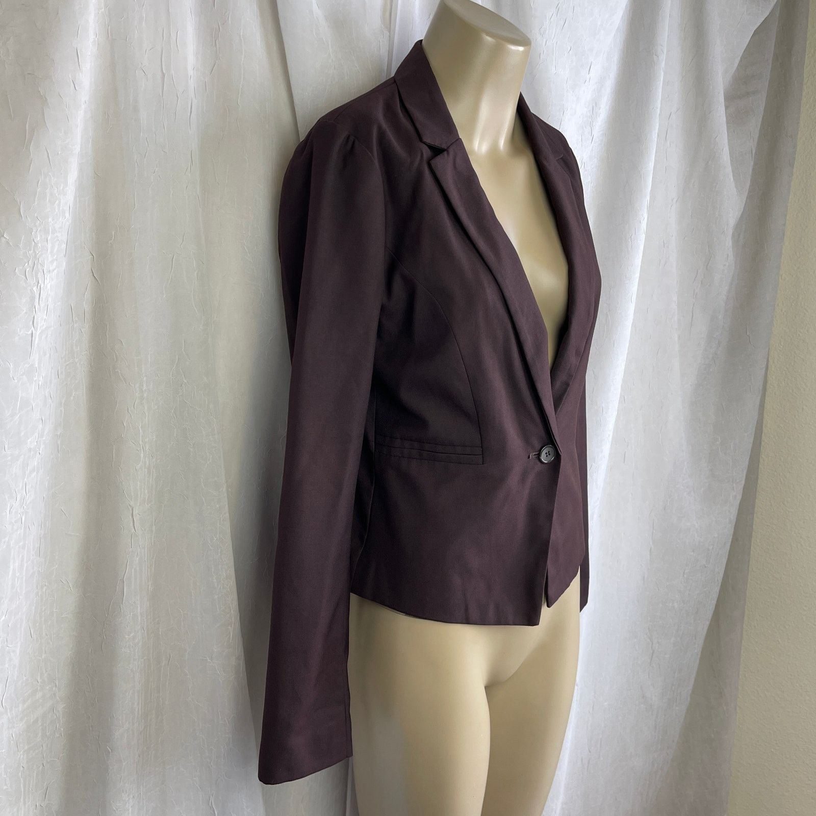 Forever 21 Forever 21 Contemporary Brown Blazer Suit Jacket Pockets XS Size XS / US 0-2 / IT 36-38 - 4 Thumbnail