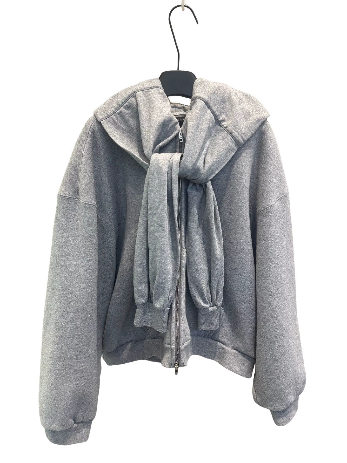 Balenciaga Balenciaga Solid Zip-Up Hoodie Size M Size US M / EU 48-50 / 2 - 1 Thumbnail