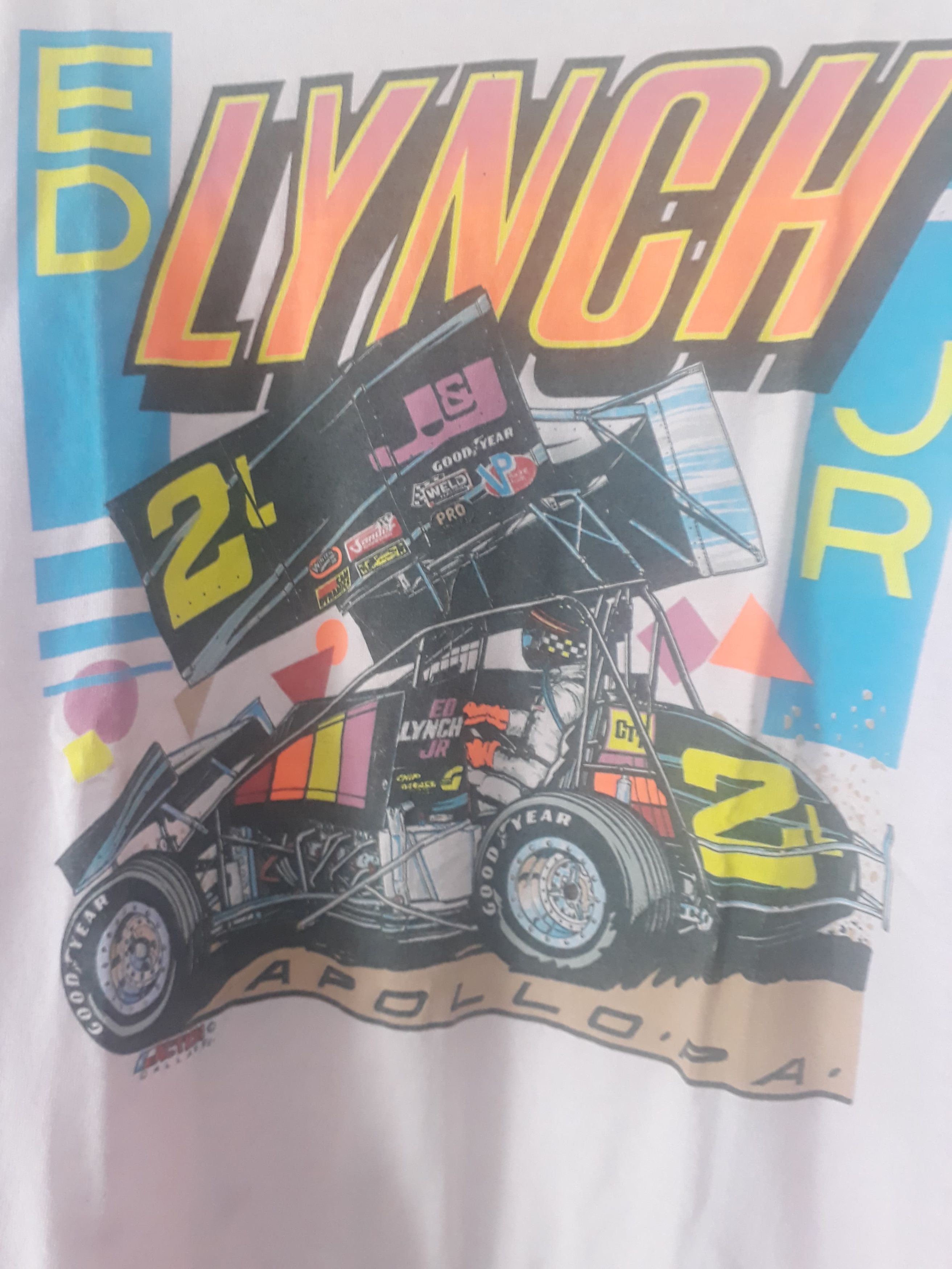 Vintage Vintage Ed Lynch JR Speed Racing Size US XL / EU 56 / 4 - 5 Thumbnail