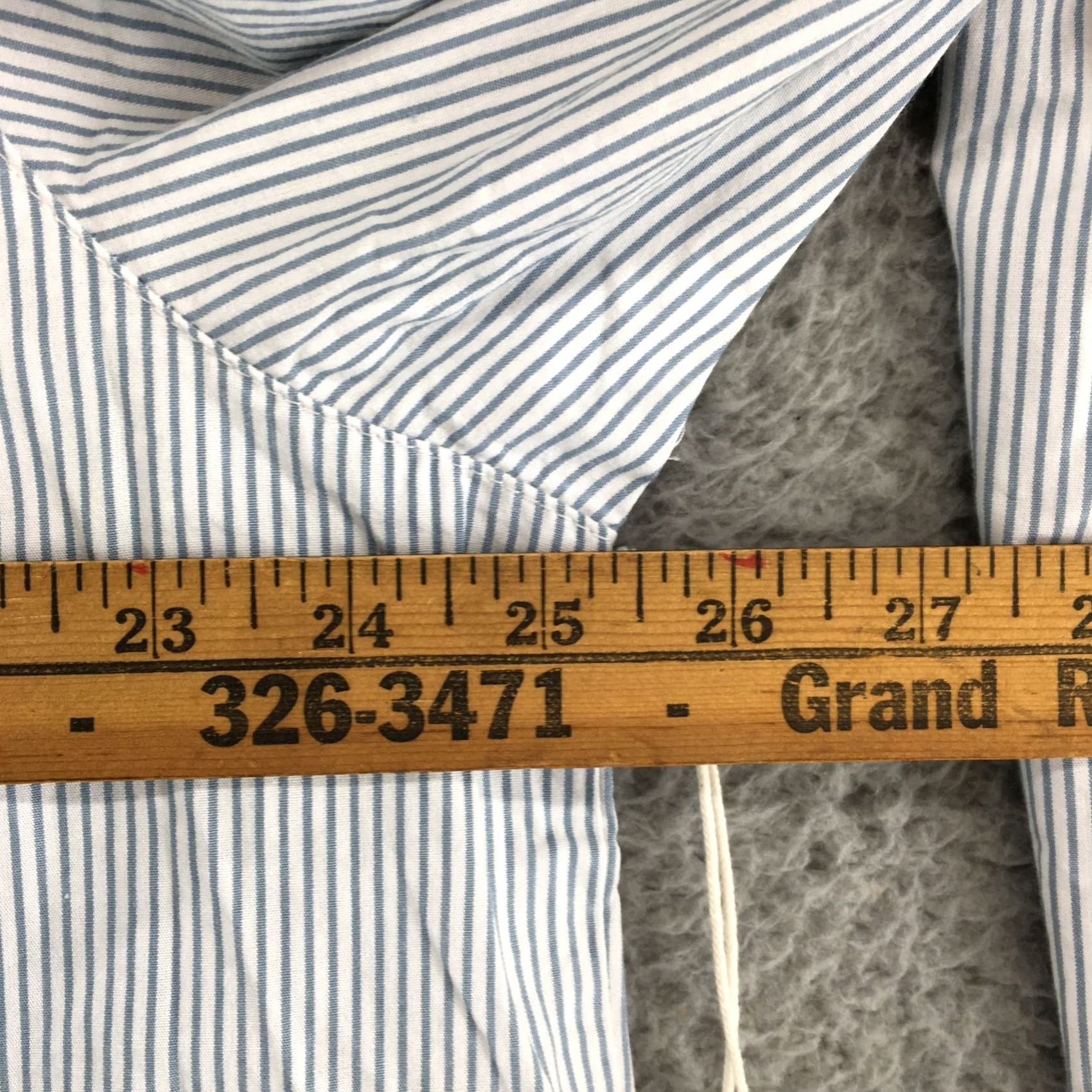 Vintage ANA A New Approach Shirt Womens L Blue Striped Long Sleeve Button Up NWT Size L / US 10 / IT 46 - 4 Thumbnail