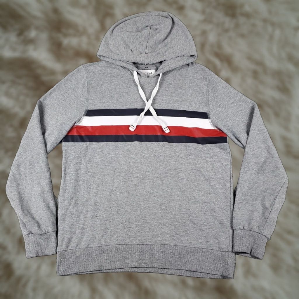 Tommy Hilfiger Tommy Hilfiger Sweater Mens Small Gray Sleepwear Pullover Hoodie Long Sleeve Size US S / EU 44-46 / 1 - 1 Thumbnail