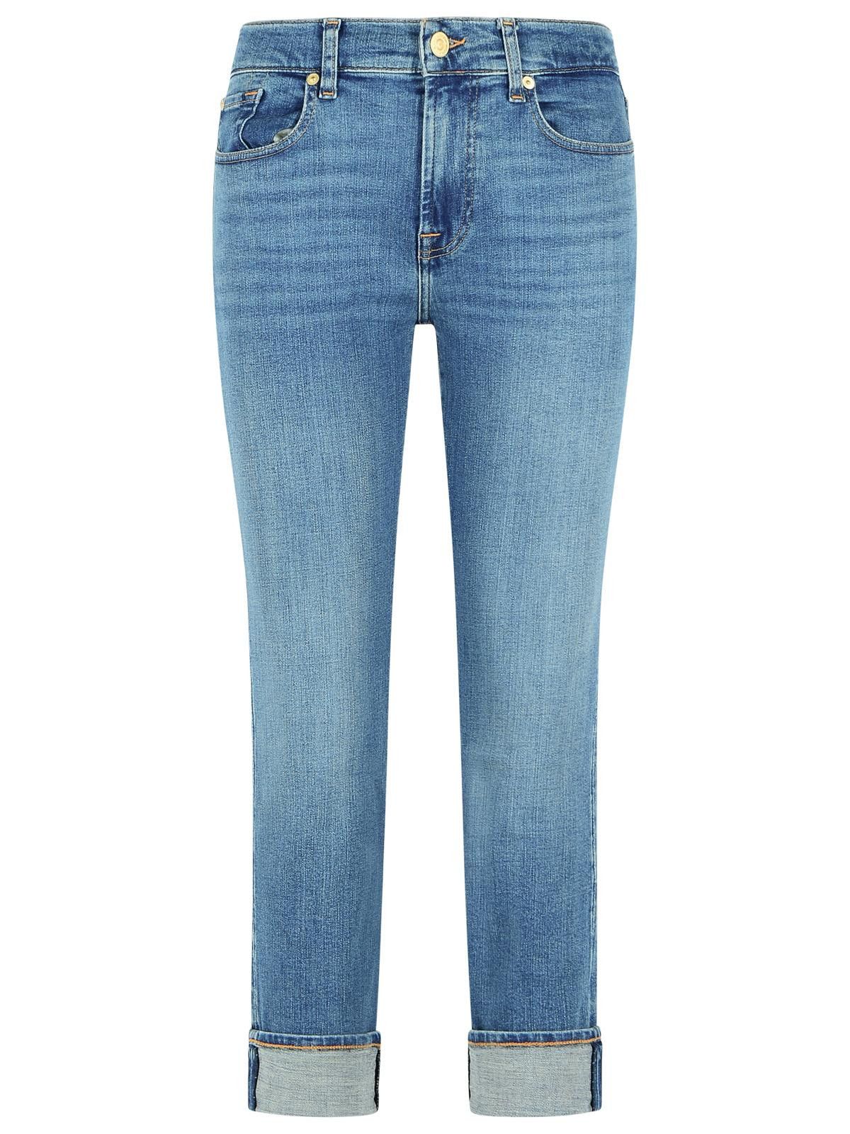 7 For All Mankind 7 FOR ALL MANKIND 'Relaxed Skinny' Blue Cotton Jeans Size 26" / US 2 / IT 38 - 1 Thumbnail