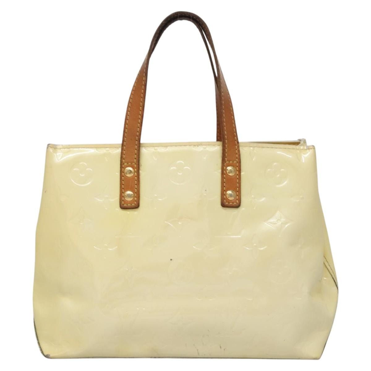 Louis Vuitton LOUIS VUITTON Monogram Vernis Reade PM Hand Bag Perle M91336 Size ONE SIZE - 2 Thumbnail