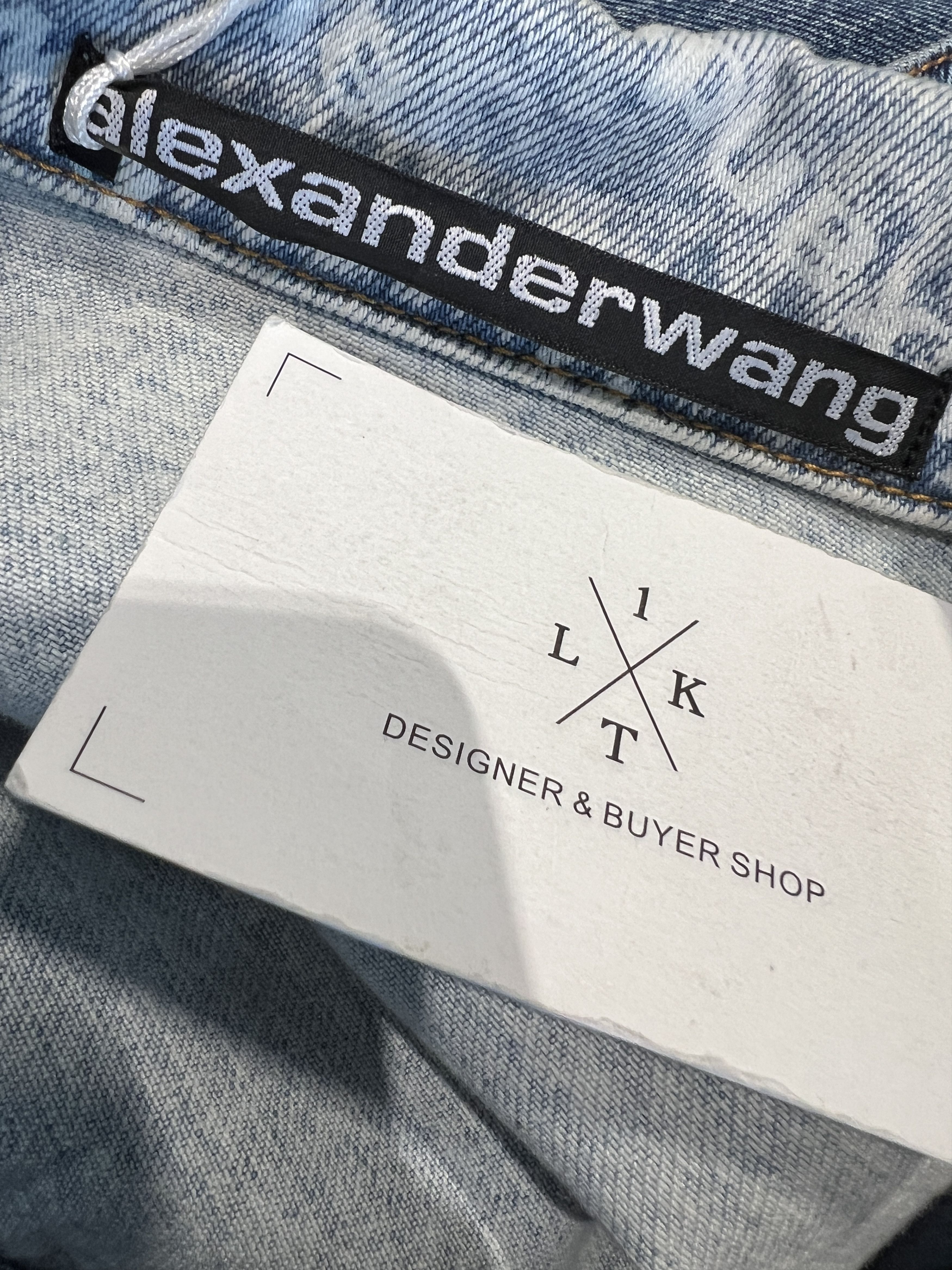 Alexander Wang Alexander King denim jacket （ covered in logos) Size US S / EU 44-46 / 1 - 6 Thumbnail
