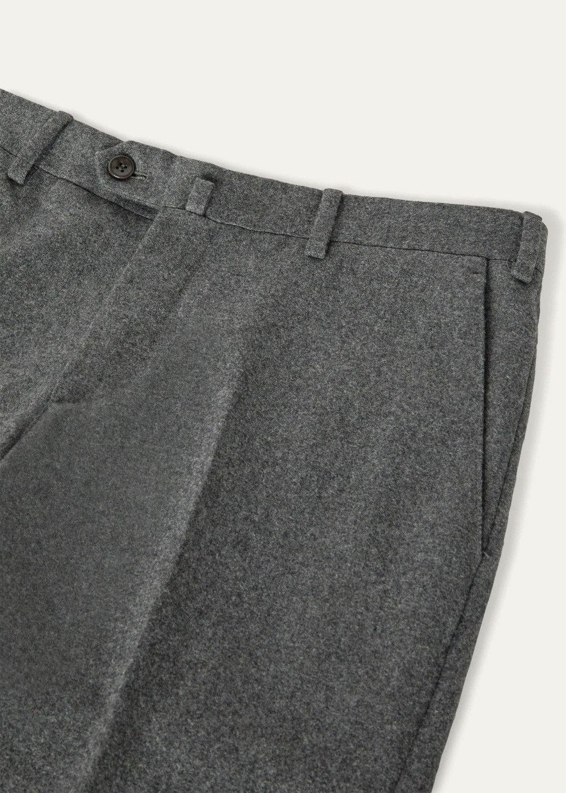 Loro Piana o1srvl11e1224 Pantaflat Wool Trouser in Grey Size US 28 / EU 44 - 3 Thumbnail