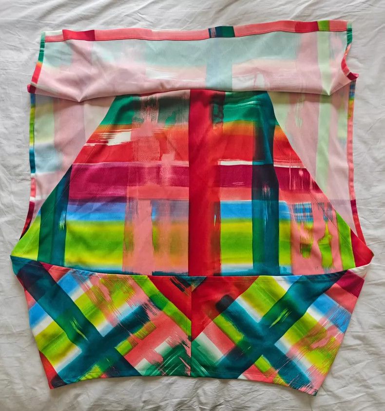 Issey Miyake Issey Miyake size:2 Colorful checkered vest Size M / US 6-8 / IT 42-44 - 3 Thumbnail
