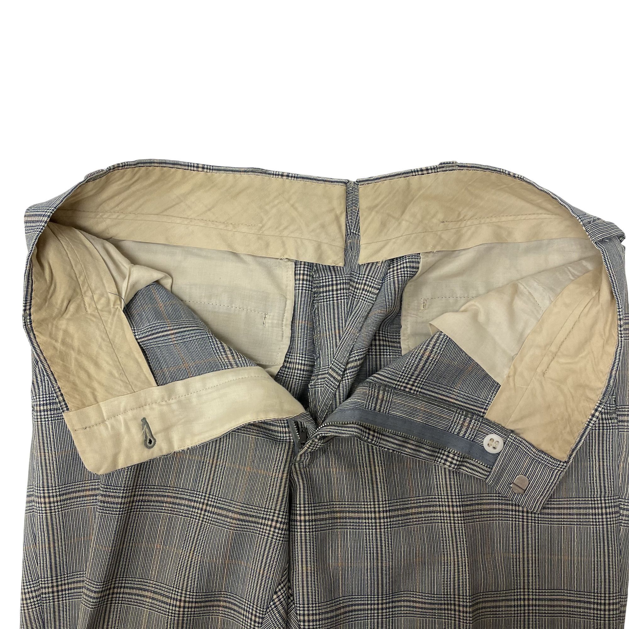 Other Vtg MoD Black White Copper GOLF Pants OVERCHECK Trousers Size US 32 / EU 48 - 6 Thumbnail