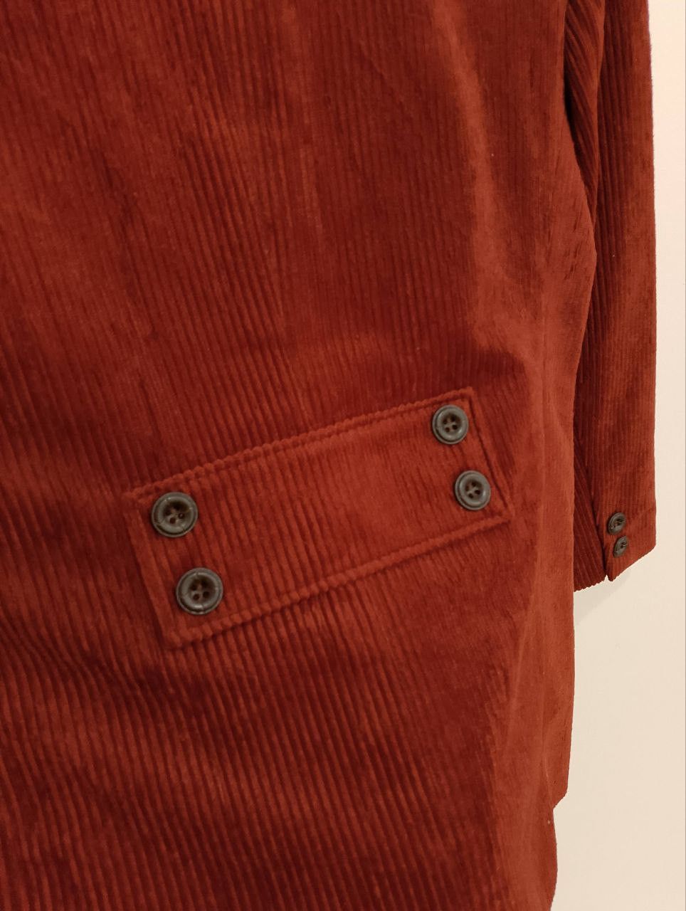 14th Addiction PO ROOK Japan Colour Block Corduroy Button Up Blazer Jacket Size S / US 4 / IT 40 - 5 Thumbnail