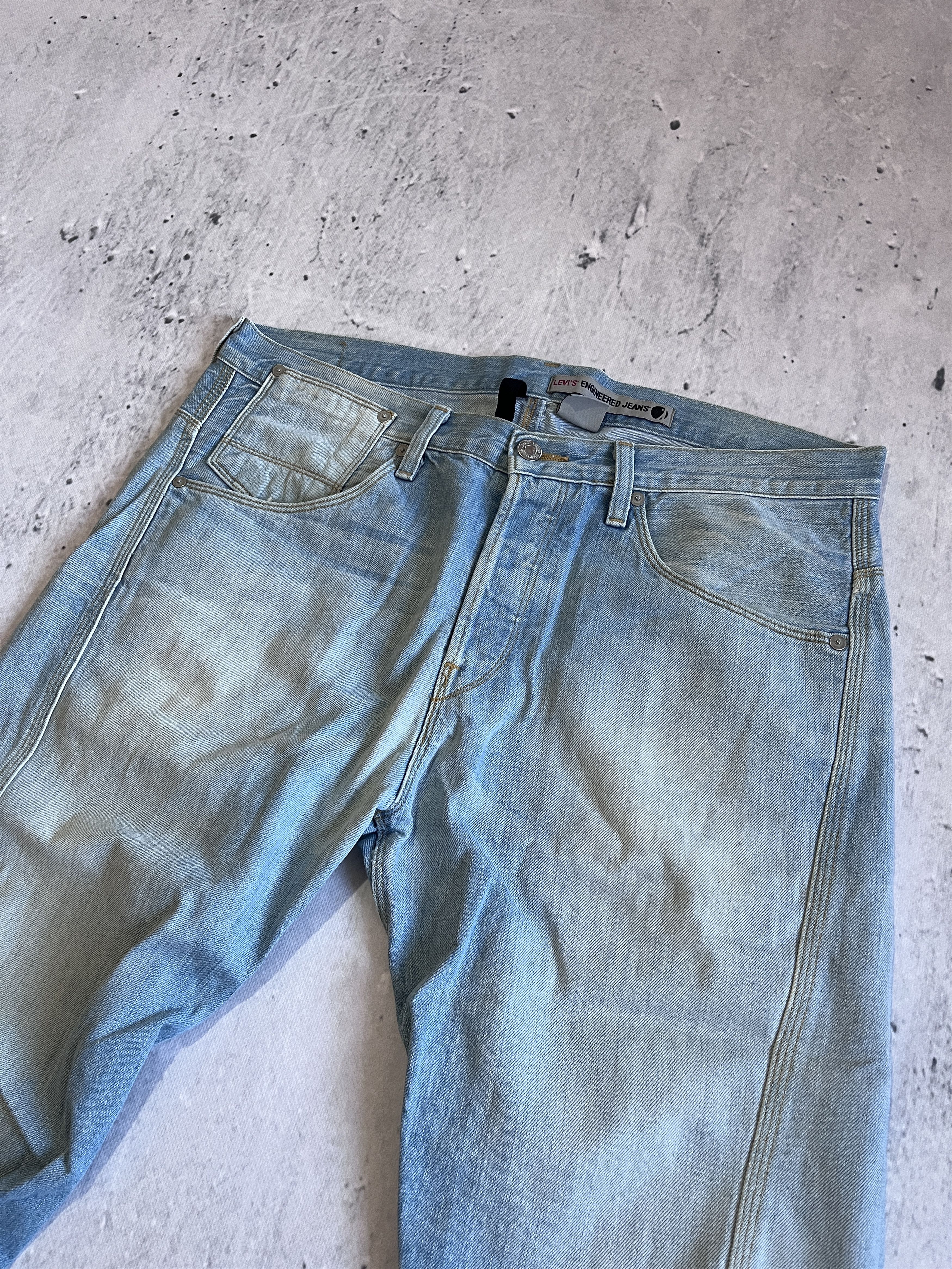 Levi's LEVI'S ENGINEERED JEANS 2011 TWISTED LEG VINTAGE Y2K DENIM Size US 34 / EU 50 - 9 Thumbnail