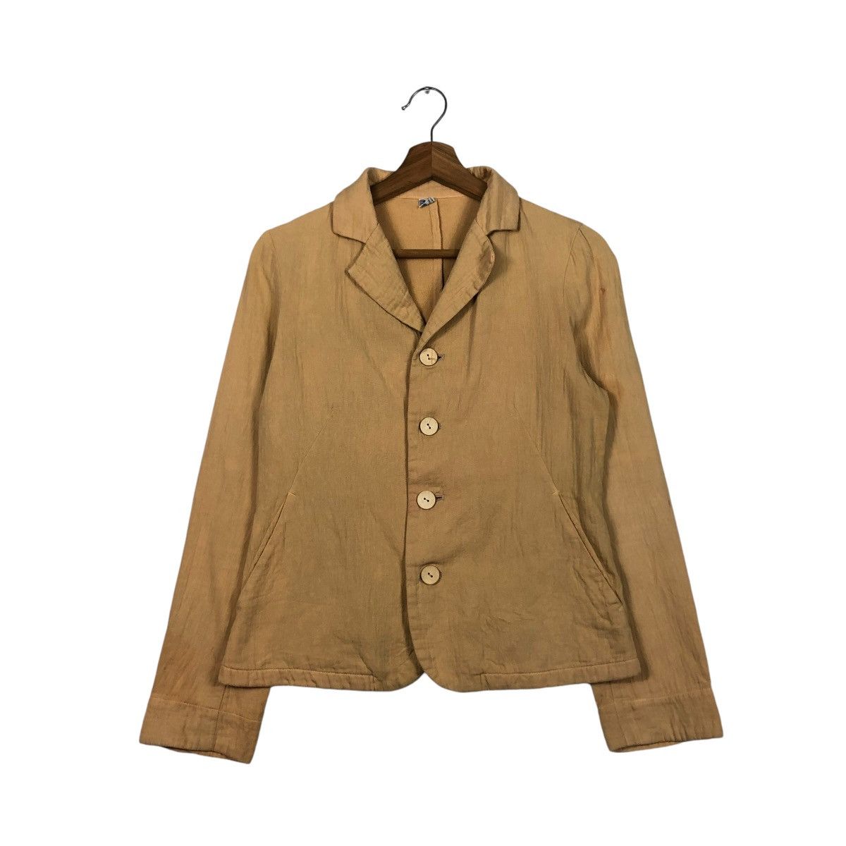 45rpm 🔥CROPPED CHORE BIKER BUTTON JACKET TRIANGLE CO. JAPAN Size US M / EU 48-50 / 2 - 3 Thumbnail