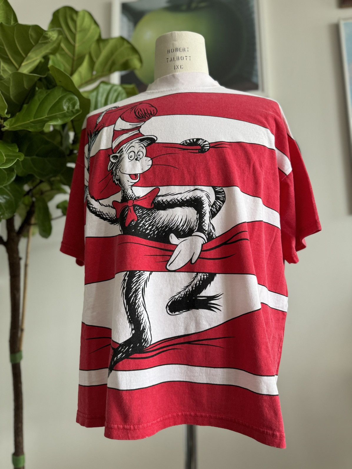 Vintage 90s Dr Seuss Cat In The Hat Tee AOP Boxy Fit