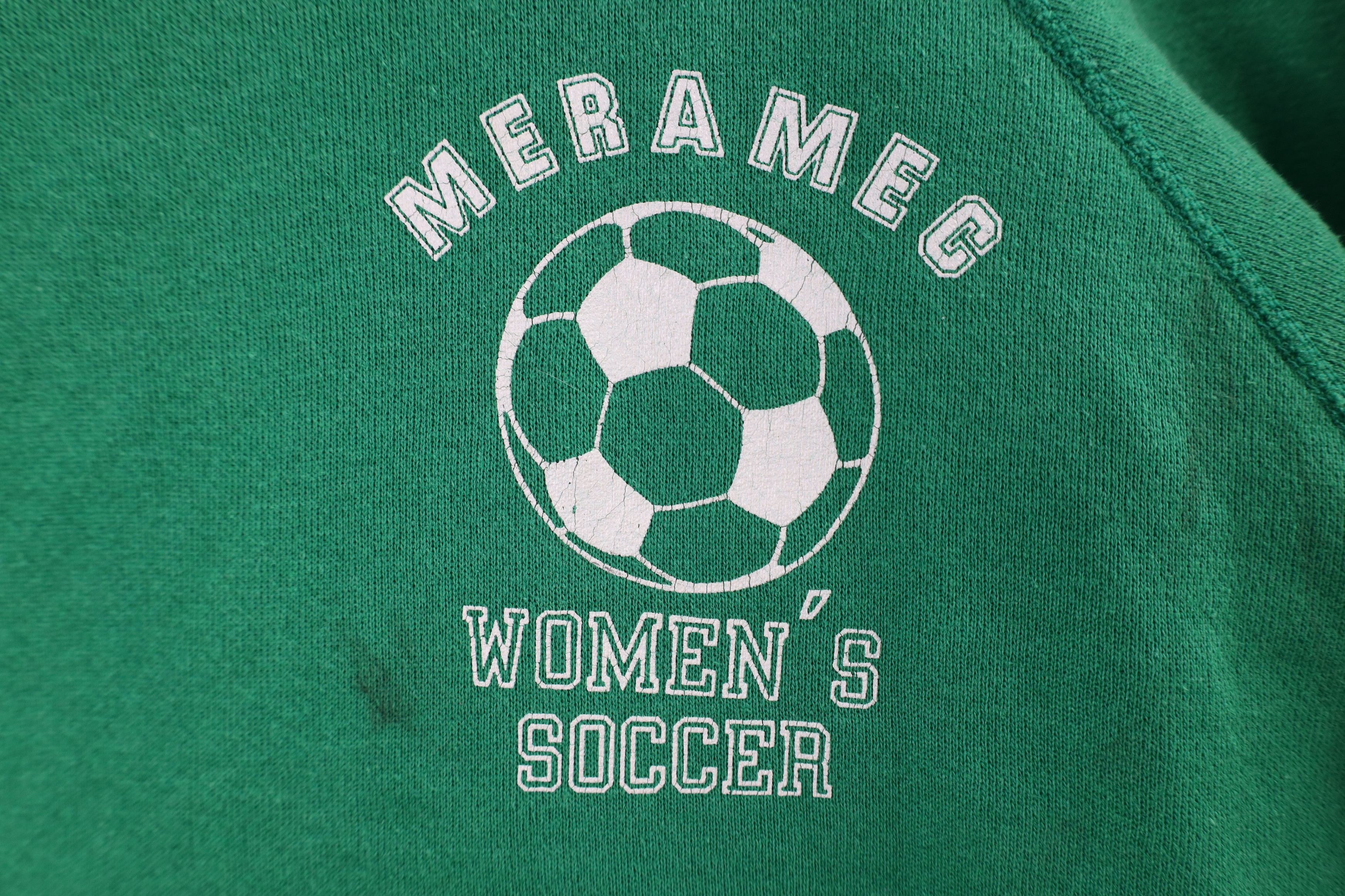 Vintage Vintage 70s 80s Gusset Soccer Hoodie Sweatshirt Green USA Size XL / US 12-14 / IT 48-50 - 4 Thumbnail
