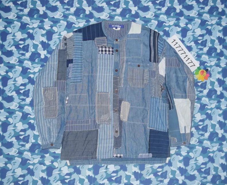Junya Watanabe Junya Watanabe Man Boro Patchwork Shirt Size US S / EU 44-46 / 1 - 2 Thumbnail