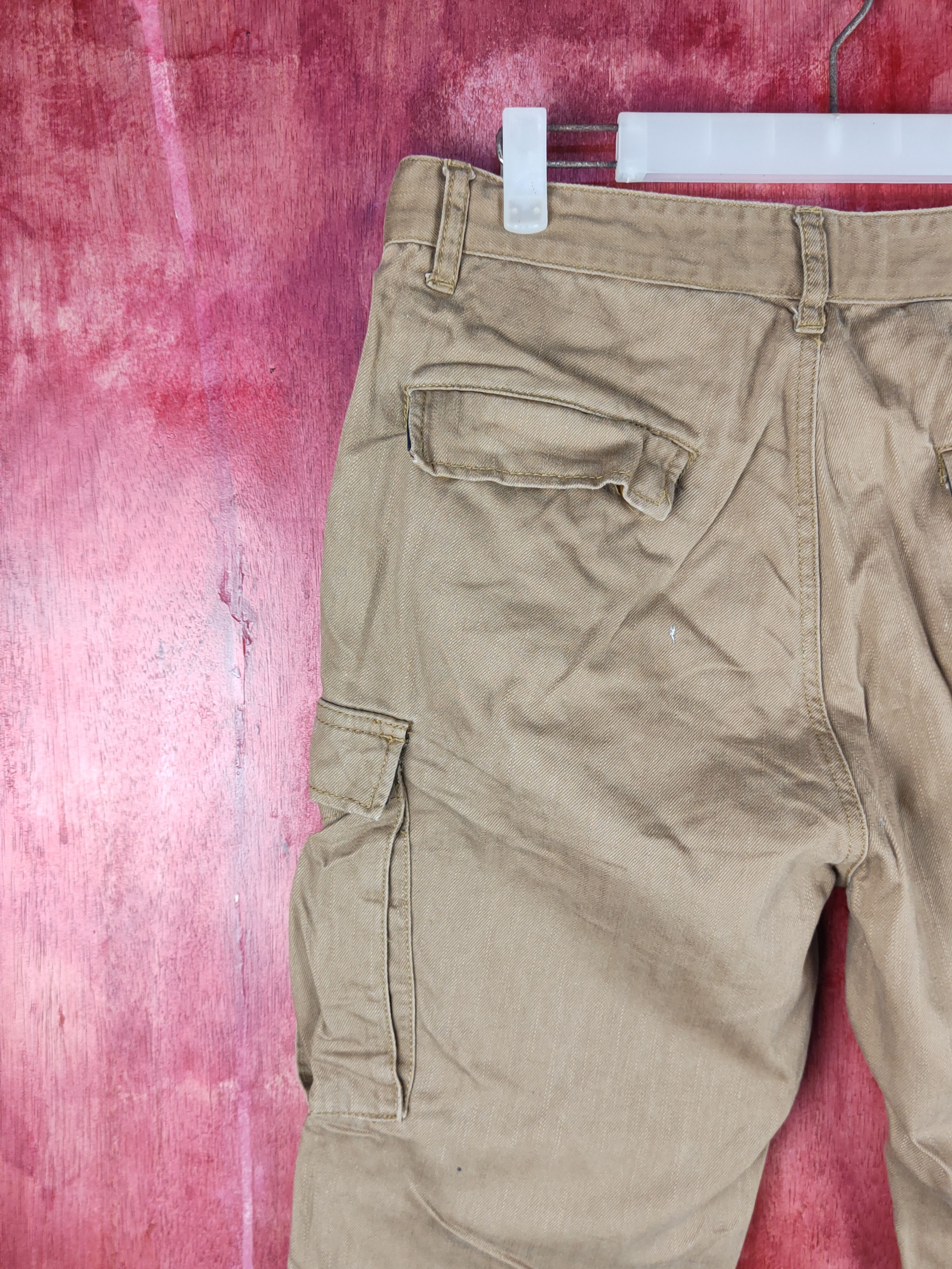 Japanese Brand Pincponc Brown Multipocket Tactical Half Pants #S1769 Size US 31 - 9 Thumbnail