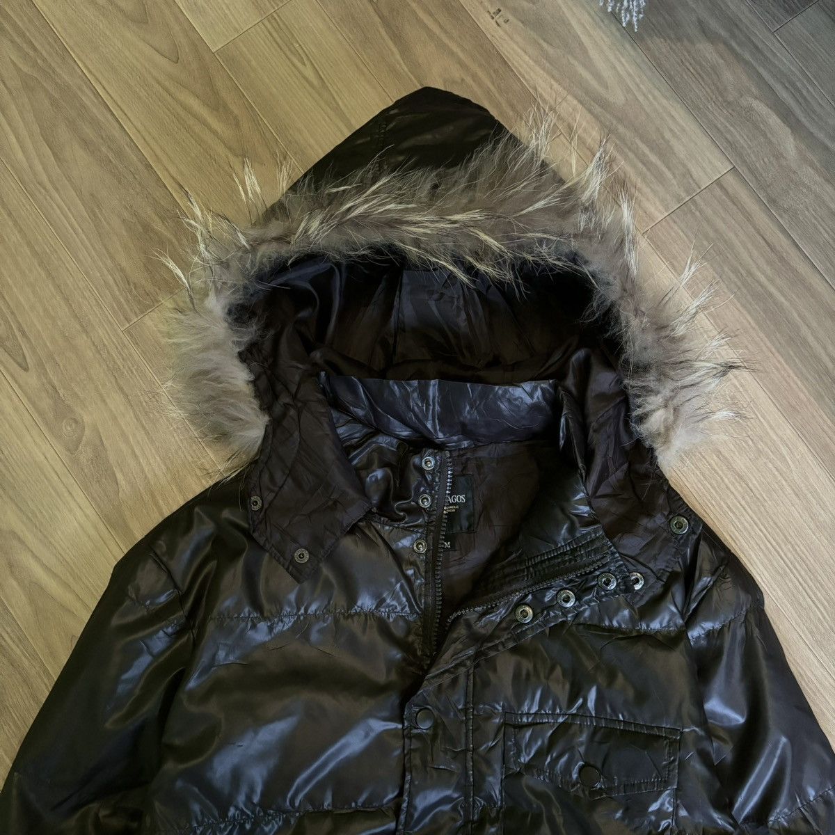 If Six Was Nine × Japanese Brand × Le Grande Bleu (L.G.B.) Lotapagos Fur jacket down puffer LGB ifsixwasnine style Size US M / EU 48-50 / 2 - 5 Thumbnail