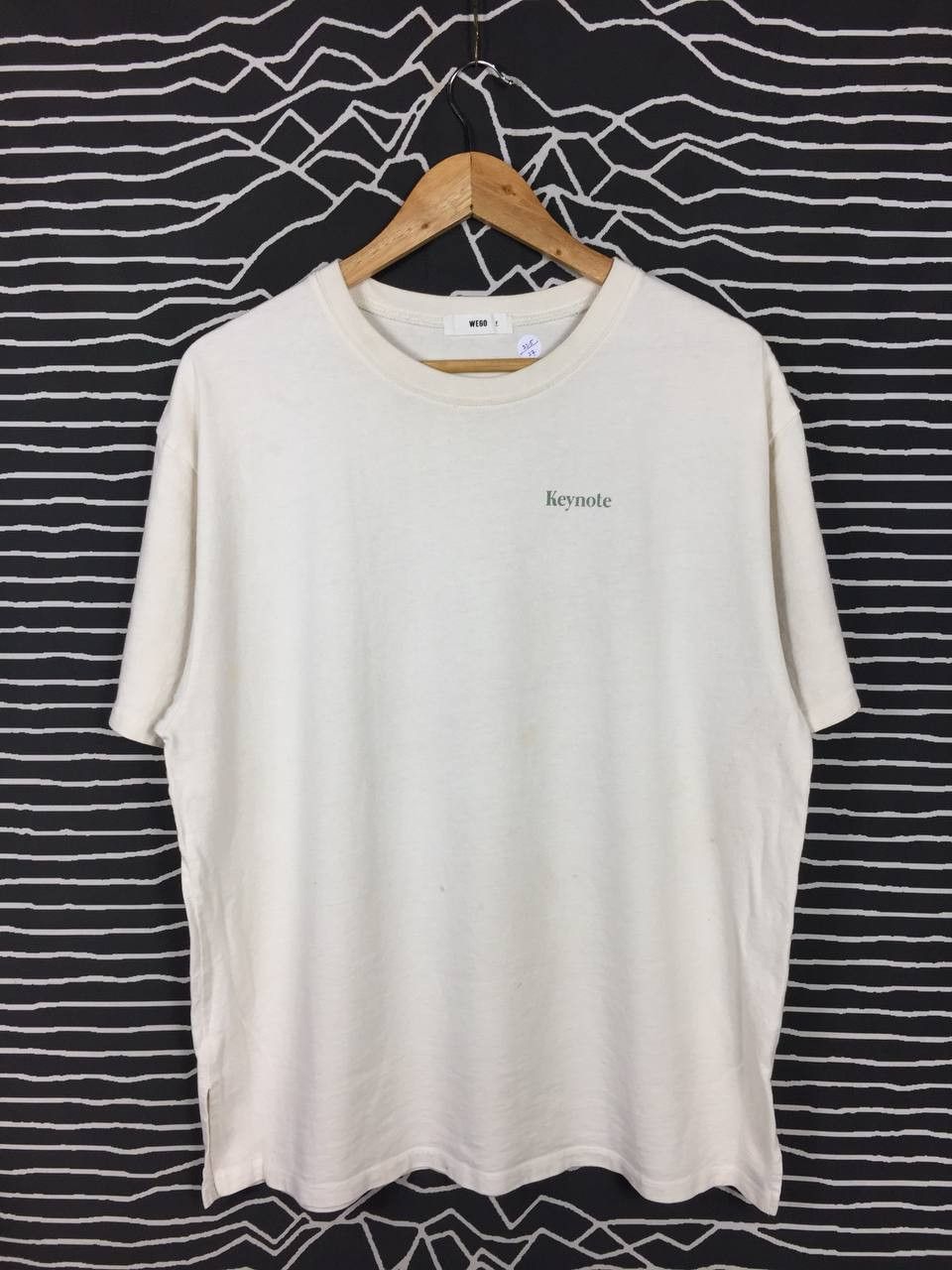 Japanese Brand × Vintage WEGO Keynote Deeds Not Words Quote Statement Tee Size US L / EU 52-54 / 3 - 4 Thumbnail