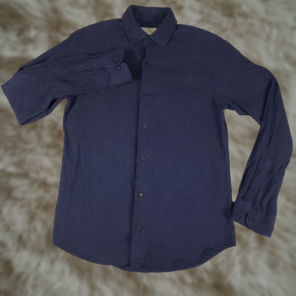 Eton Eton Shirt Mens Size S Blue Flannel Button-Up Long Sleeve Casual Cotton Size US S / EU 44-46 / 1 - 1 Thumbnail