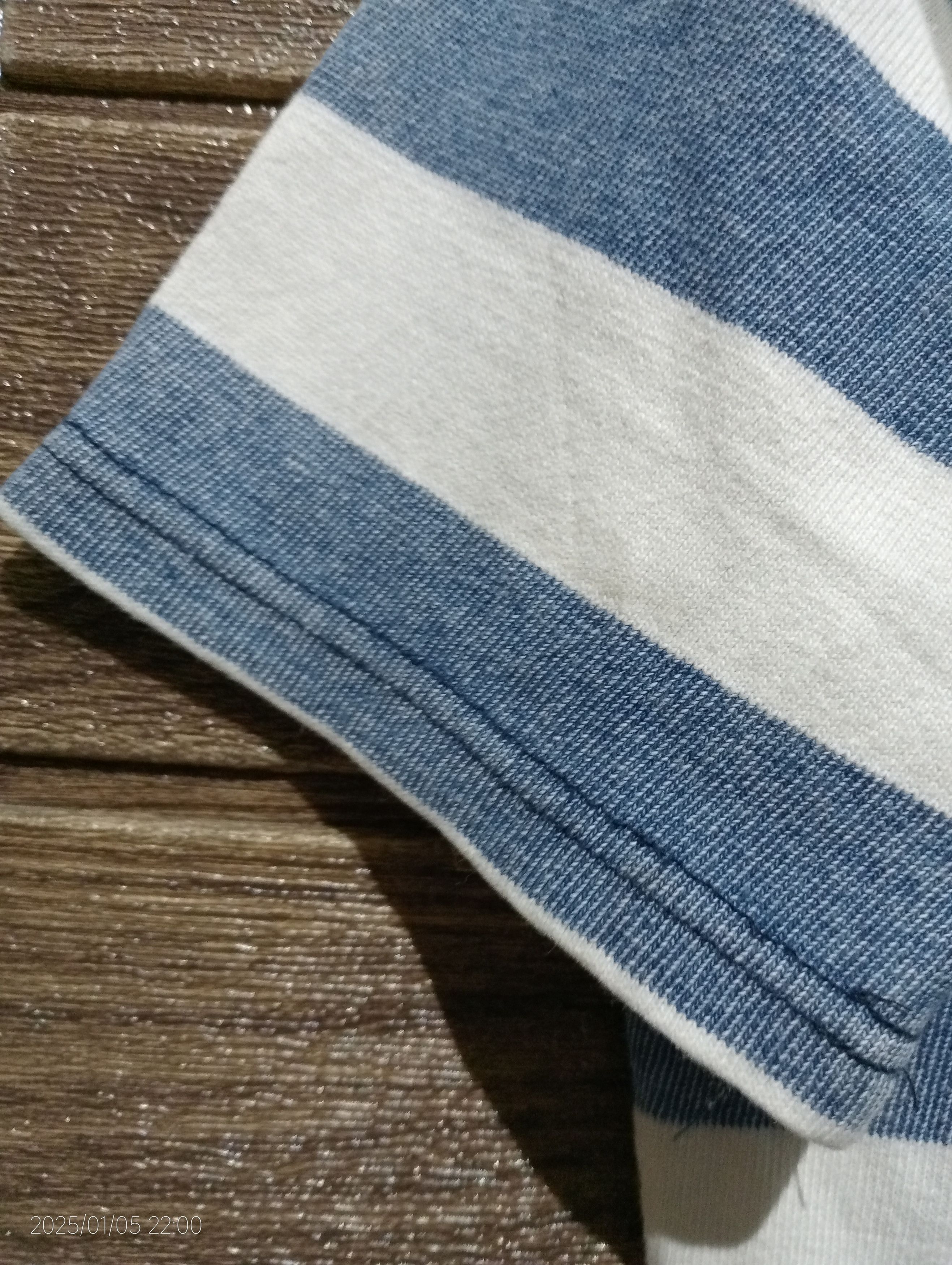 Blue Blue Japan Vintage Blue Blue Japan Stripe Tee Very Rare Size US M / EU 48-50 / 2 - 9 Thumbnail