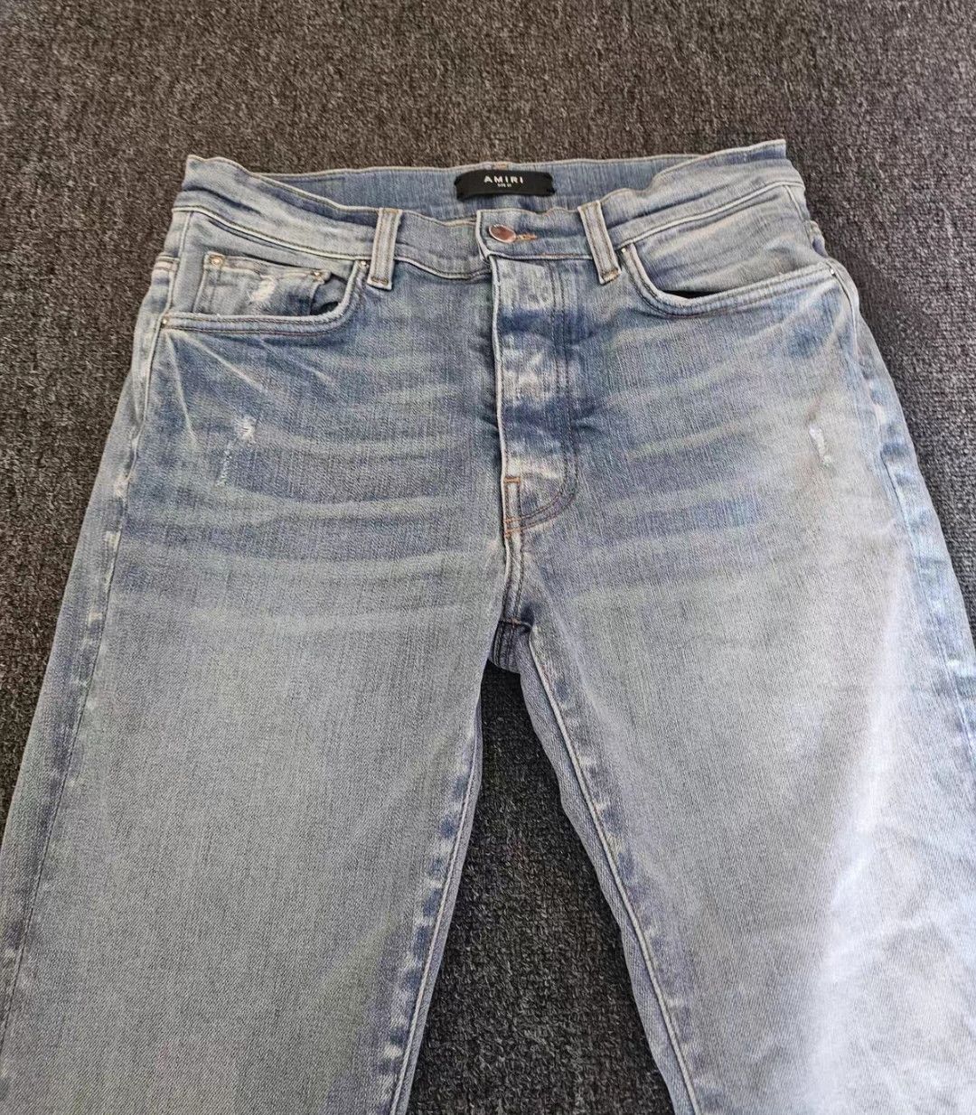 Amiri Blue Distressed Denim Jeans Size 32 Size US 32 / EU 48 - 3 Thumbnail