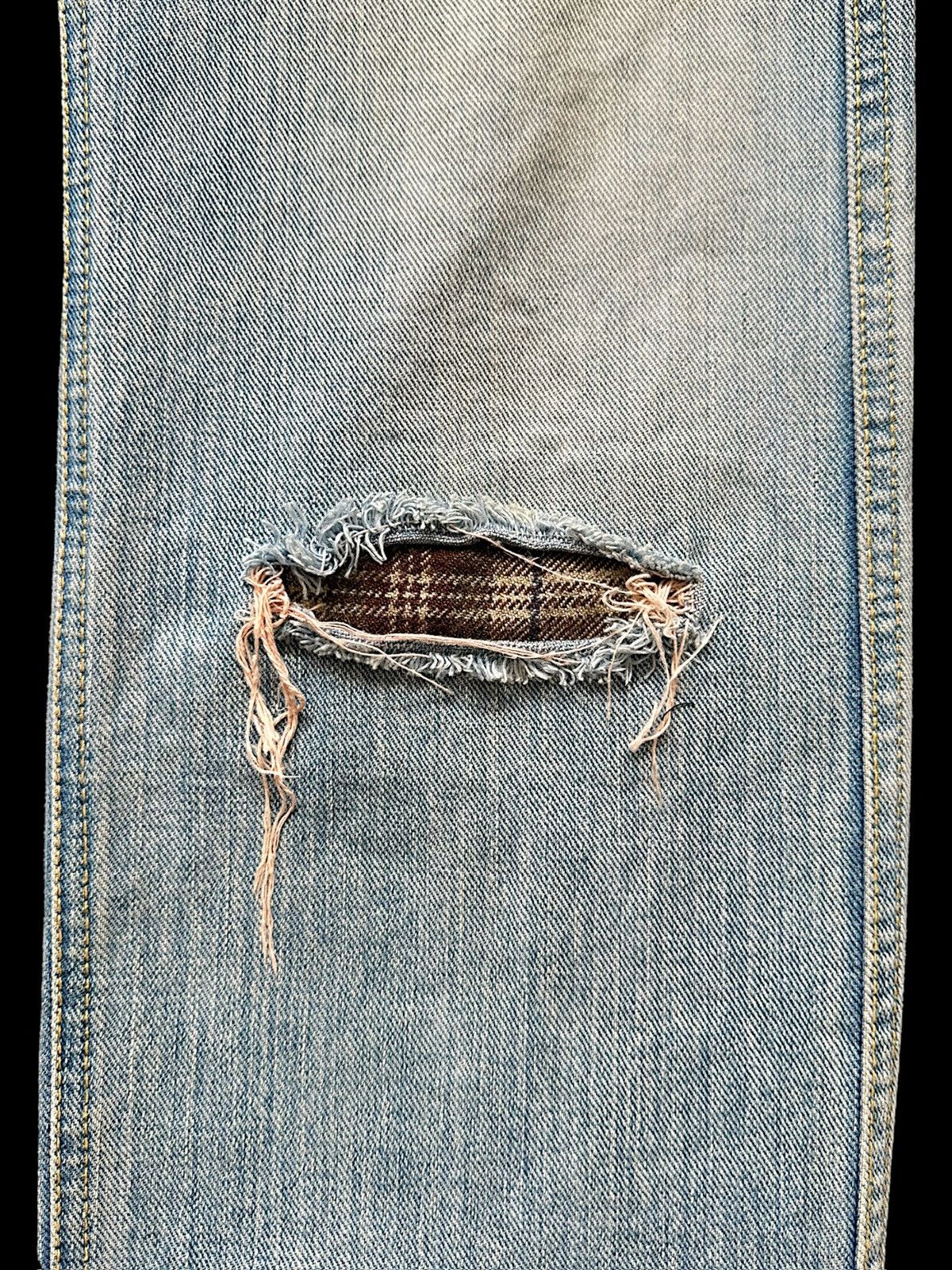 Japanese Brand 00's Rinn Fooun Purple by Takeshi Wakabashi rework jeans Size US 35 - 5 Thumbnail
