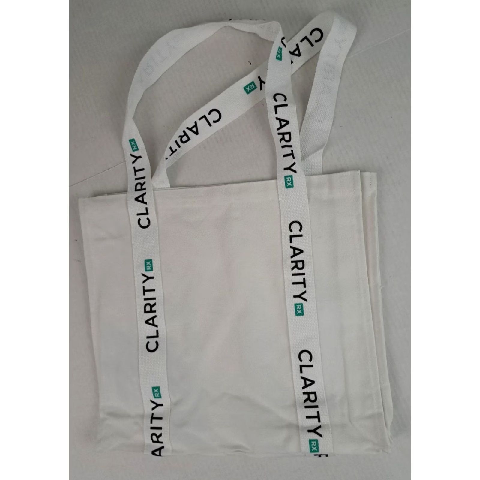 Vintage VINTAGE Clarity RX Canvas White Tote Shoulder Bag 14x16 Unbranded Unisex Adults Canvas White Shoulder Bag 14x16 Size ONE SIZE - 2 Thumbnail