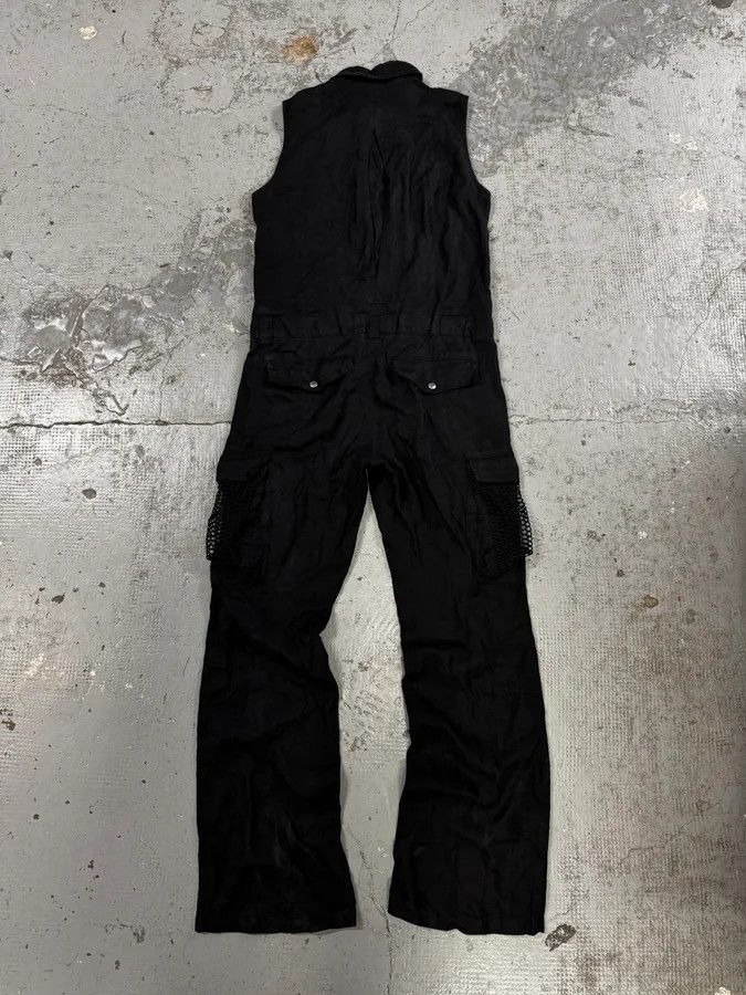 Dolce & Gabbana SS2003 Dolce & Gabbana Black Linen Millitary Combi Set Size XS / US 0-2 / IT 36-38 - 4 Thumbnail