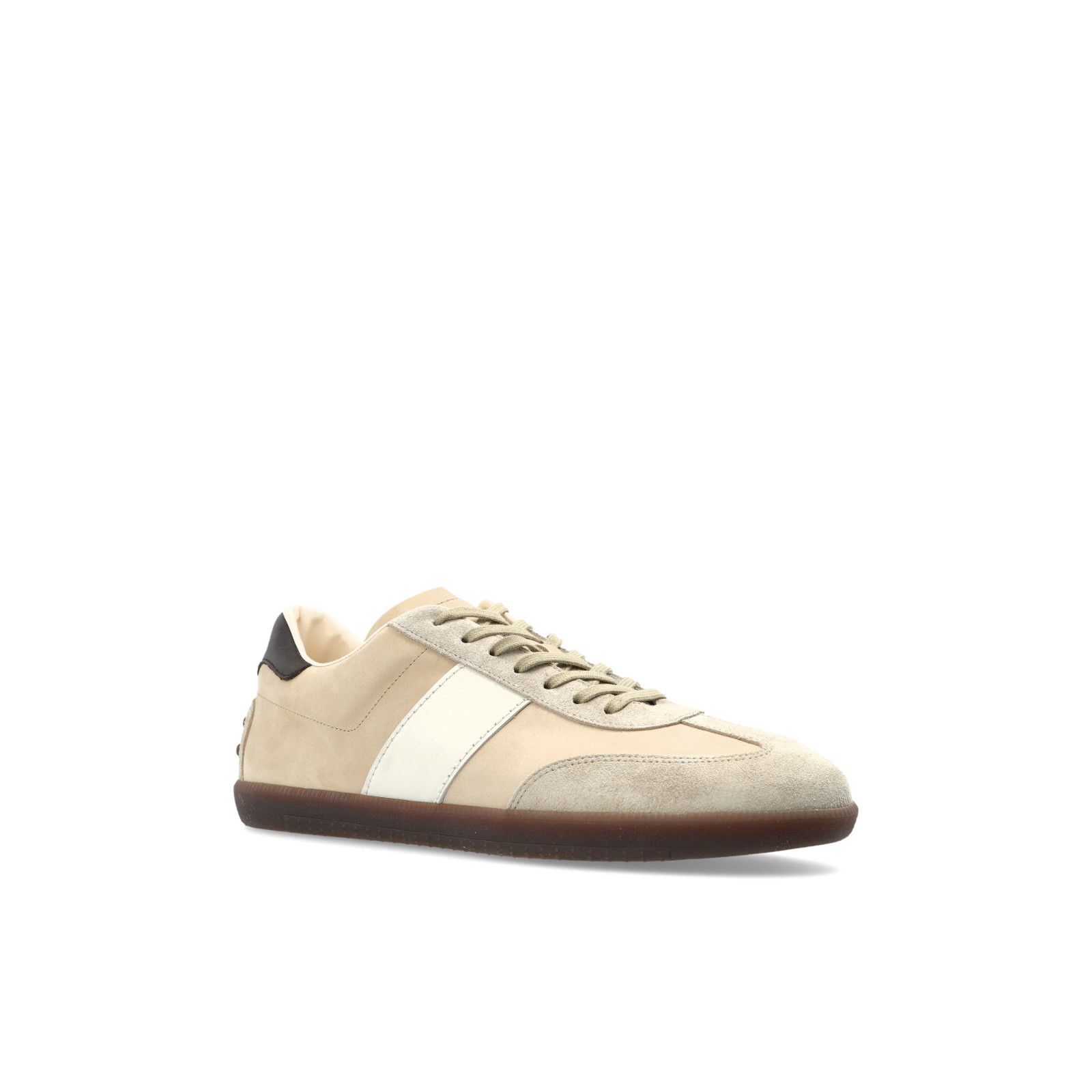 TOD'S Beige Leather Sports Sneakers New & Authentic (Men's s