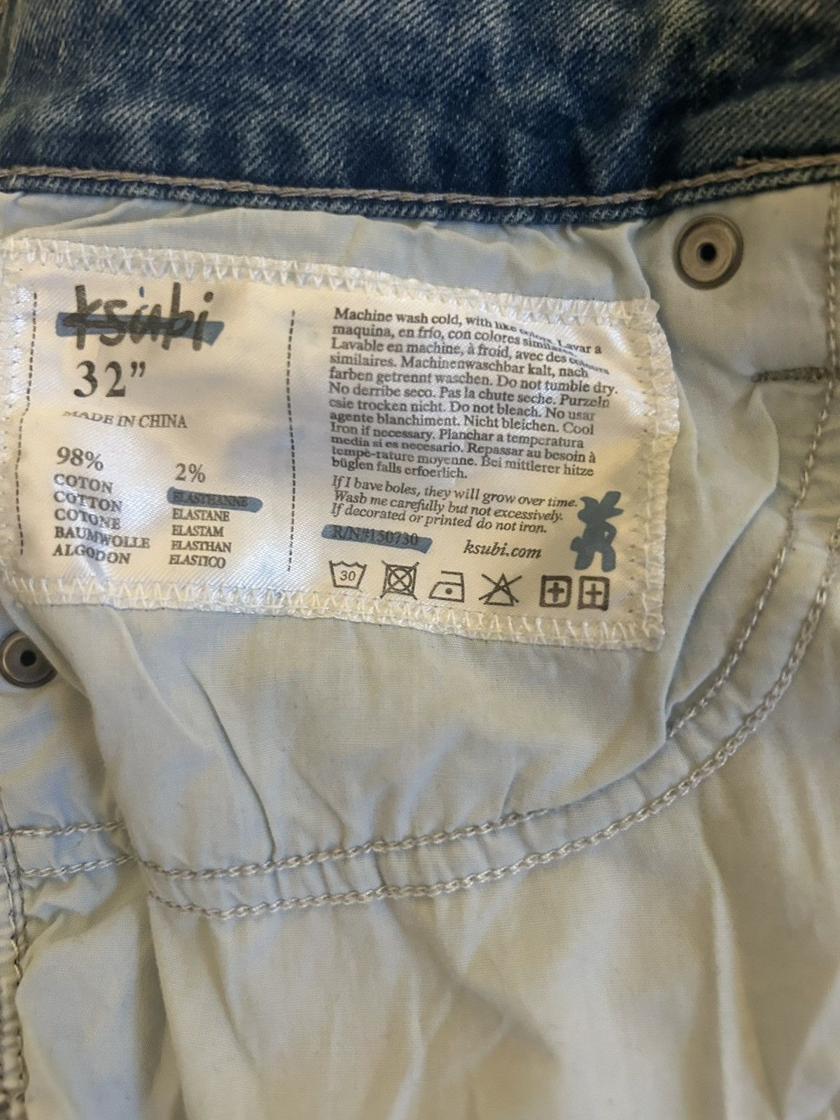 Ksubi Ksubi Jeans Size US 32 / EU 48 - 3 Thumbnail
