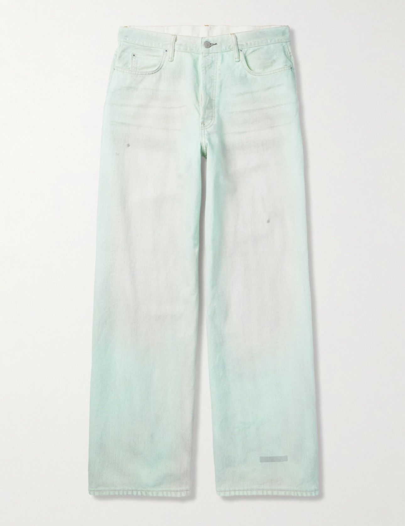 Acne Studios Traffic Straight-Leg Distressed Jeans. Waist 36