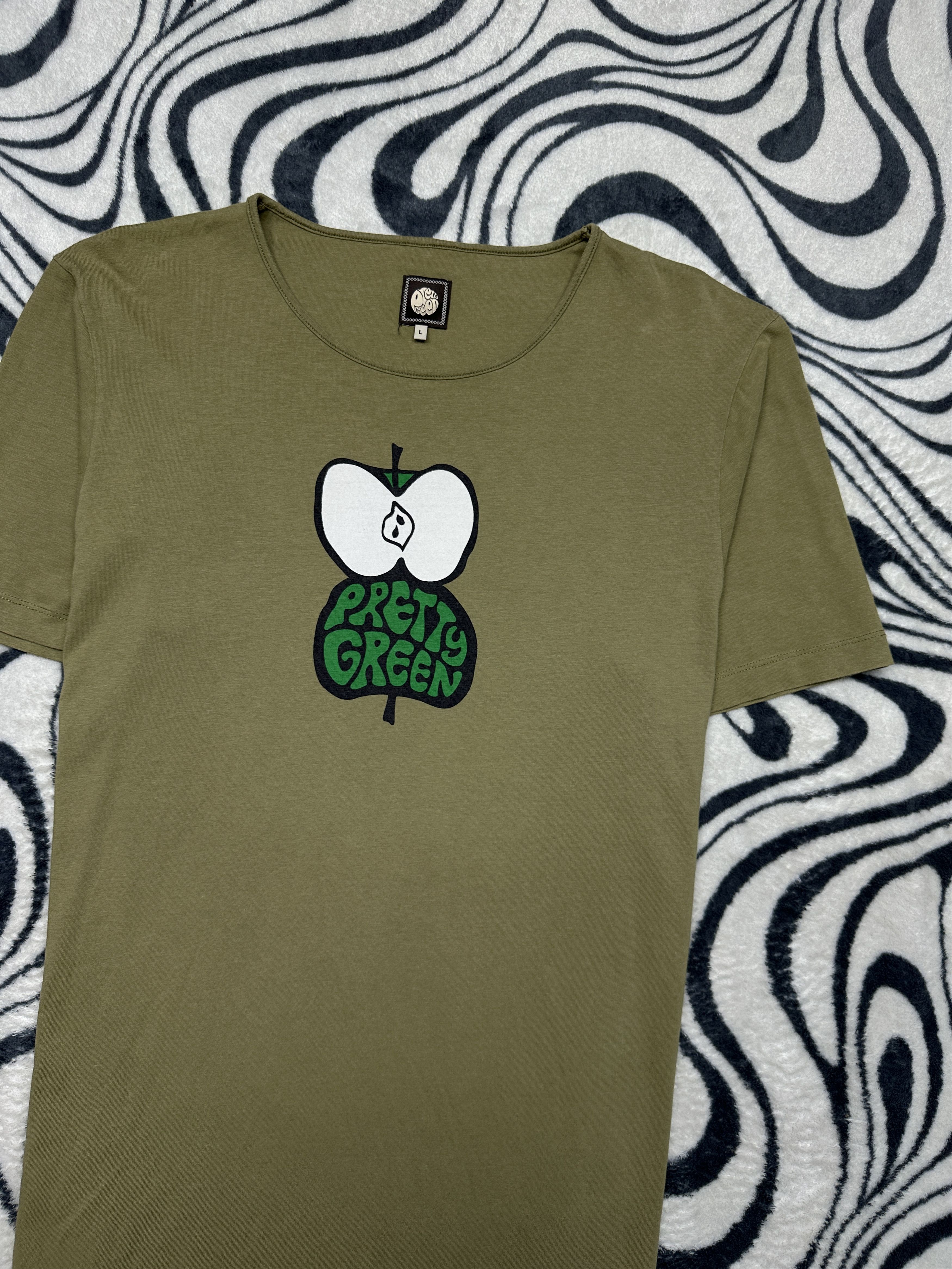 Pretty Green Pretty Green Big Logo Mens T-Shirt Tee Size US L / EU 52-54 / 3 - 2 Thumbnail
