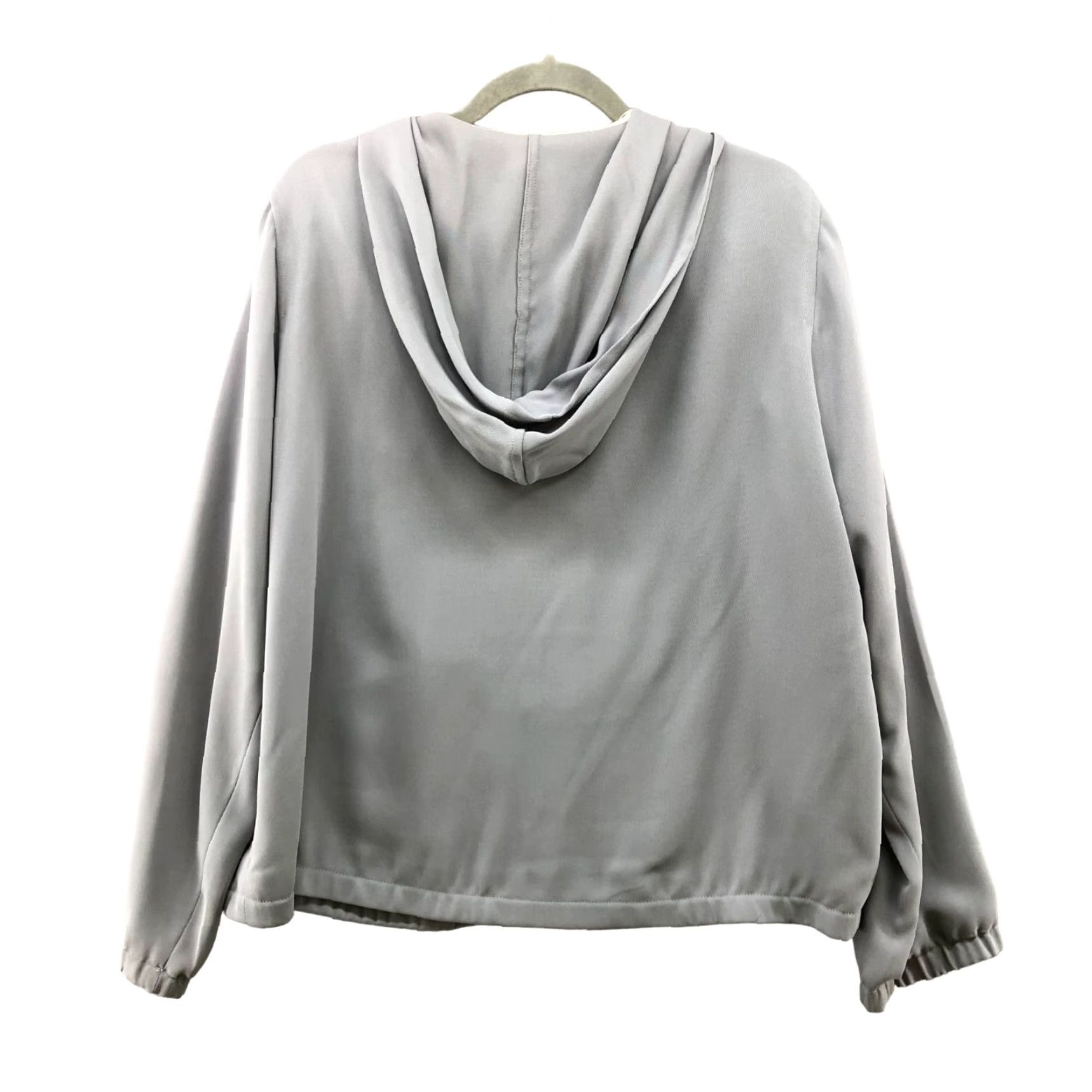 Vintage VINTAGE Patricia Jones Minimalist Hoodie Full Zip Womens Sz 10 Gray Lightweight Size L / US 10 / IT 46 - 2 Thumbnail