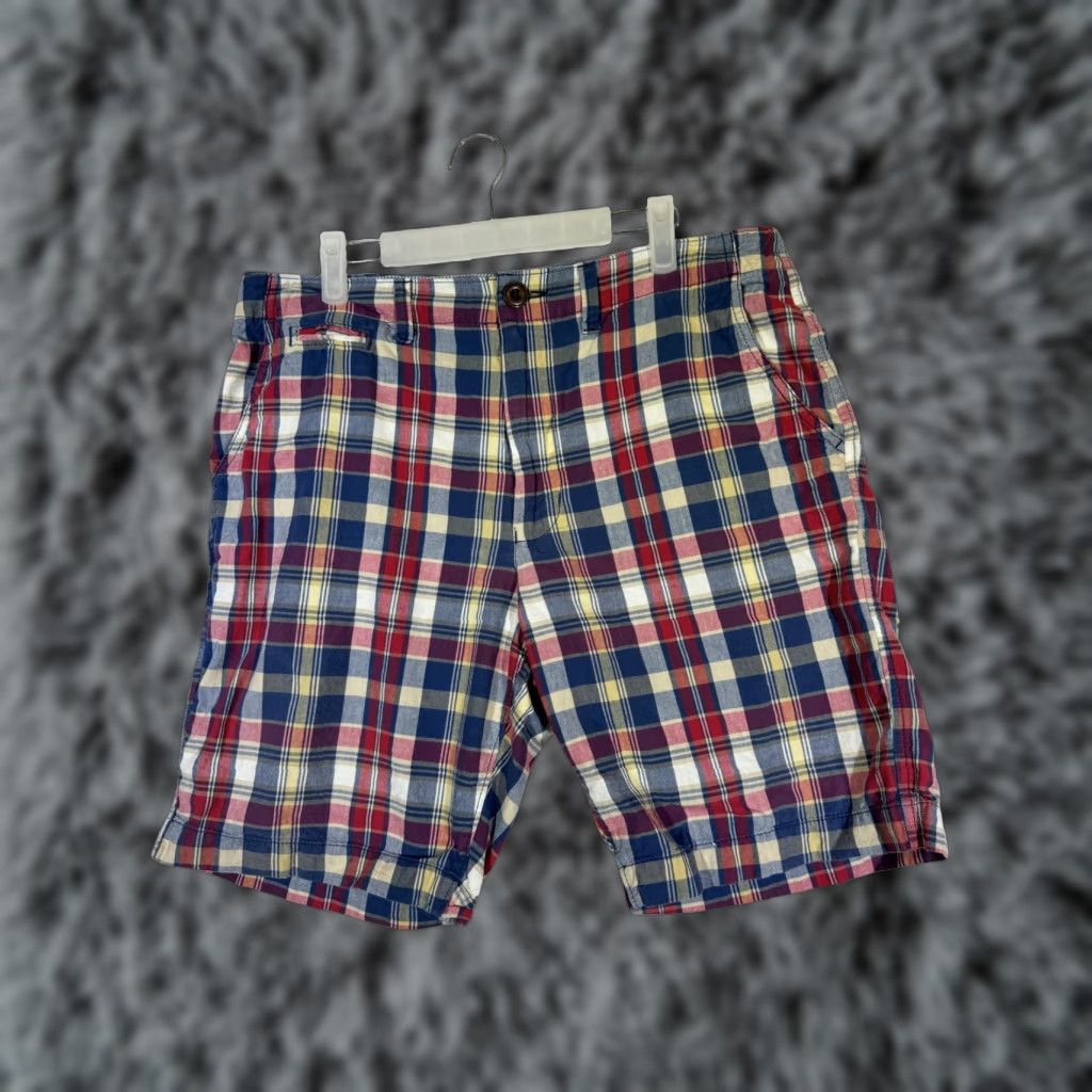 American Eagle Outfitters American Eagle Shorts Mens 33 Plaid Classic Preppy Casual Cotton Size US 33 - 1 Thumbnail